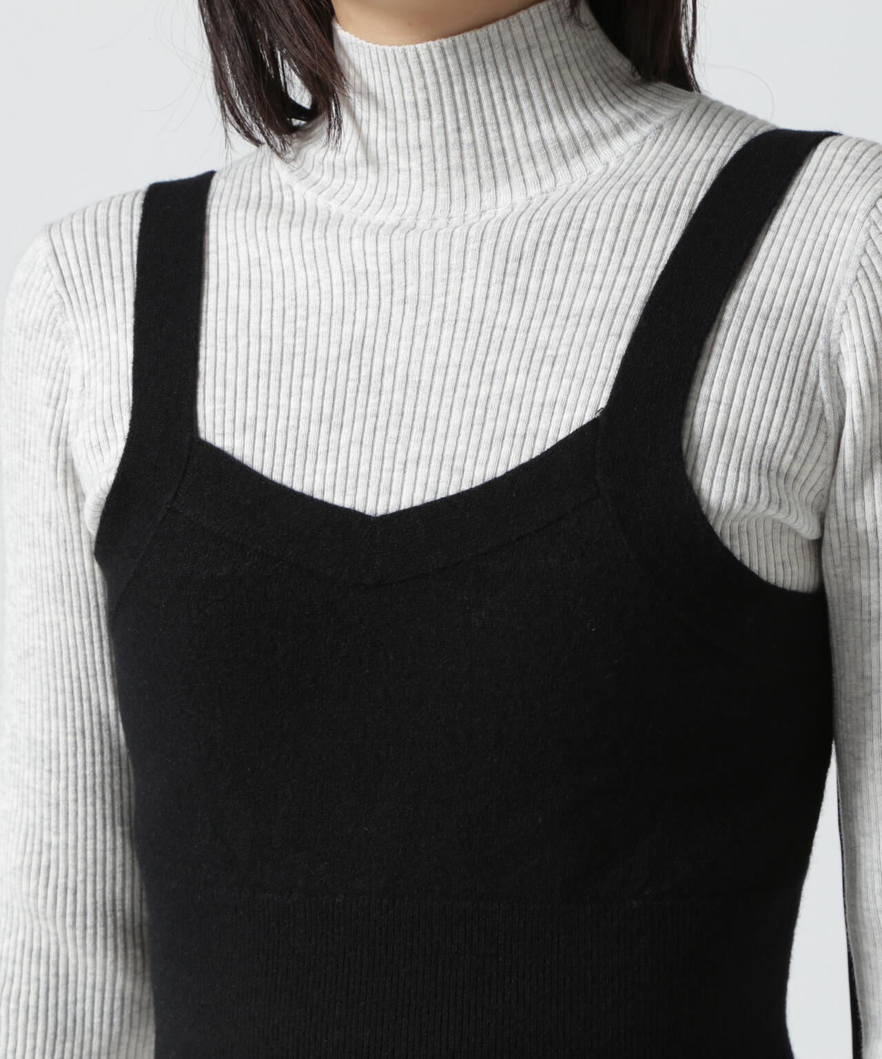 RHODOLIRION/ロドリリオン　BOILED WOOL KNIT CAMISOLE