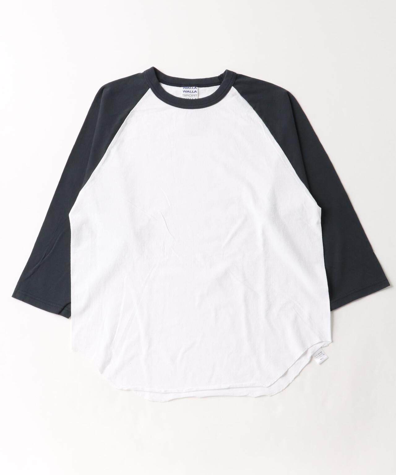 WALLA WALLA SPORT/ワラワラスポーツ　3/4 baseball Tee 2tone　ラグランスリーブティー