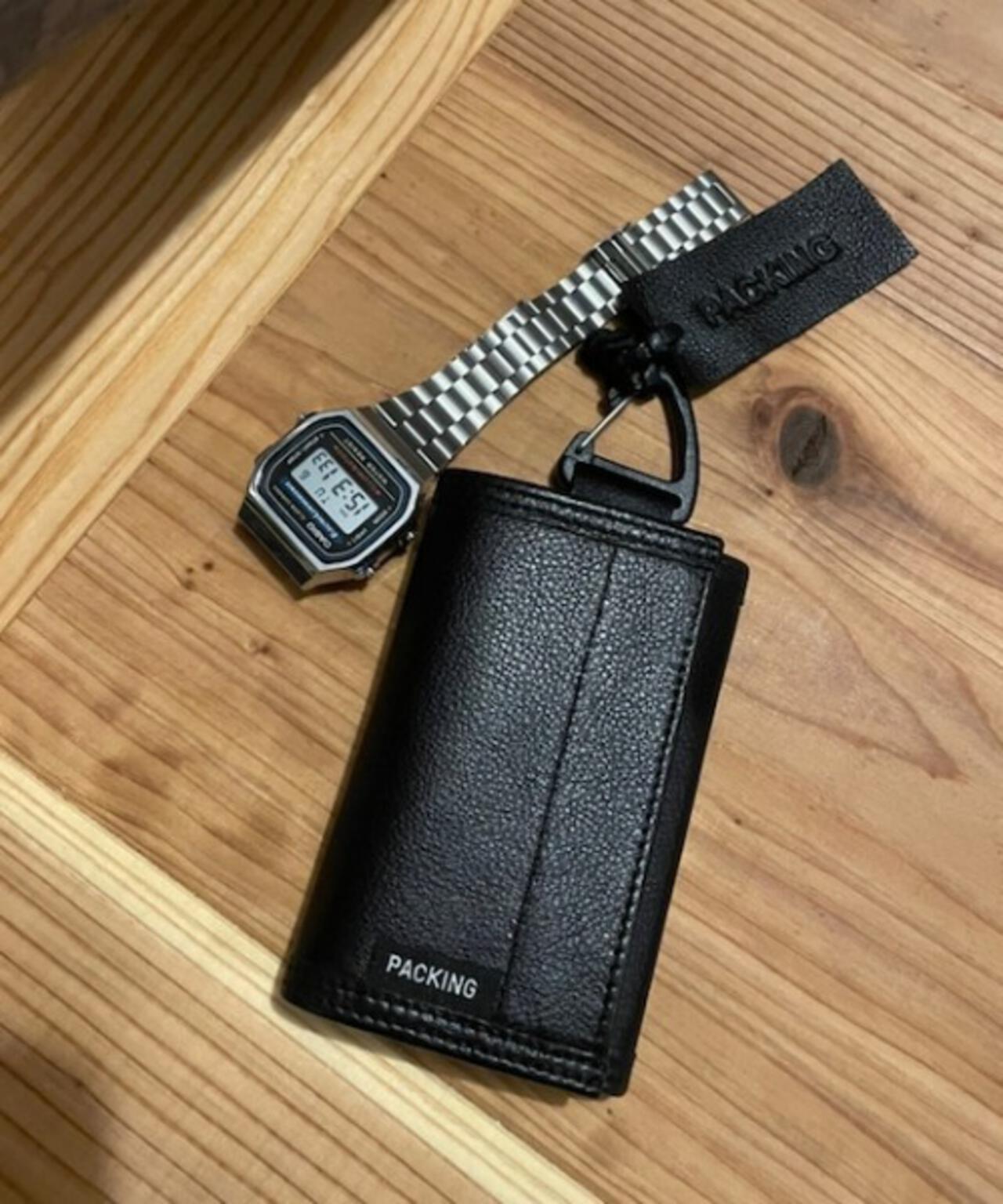 PACKING/パッキング　LEATHER COMPACT WALLET PA-028
