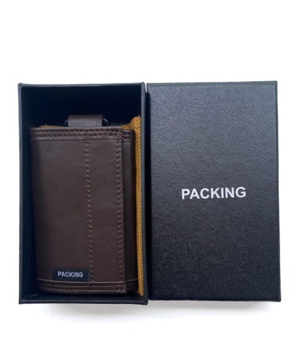 PACKING/パッキング　LEATHER COMPACT WALLET PA-028