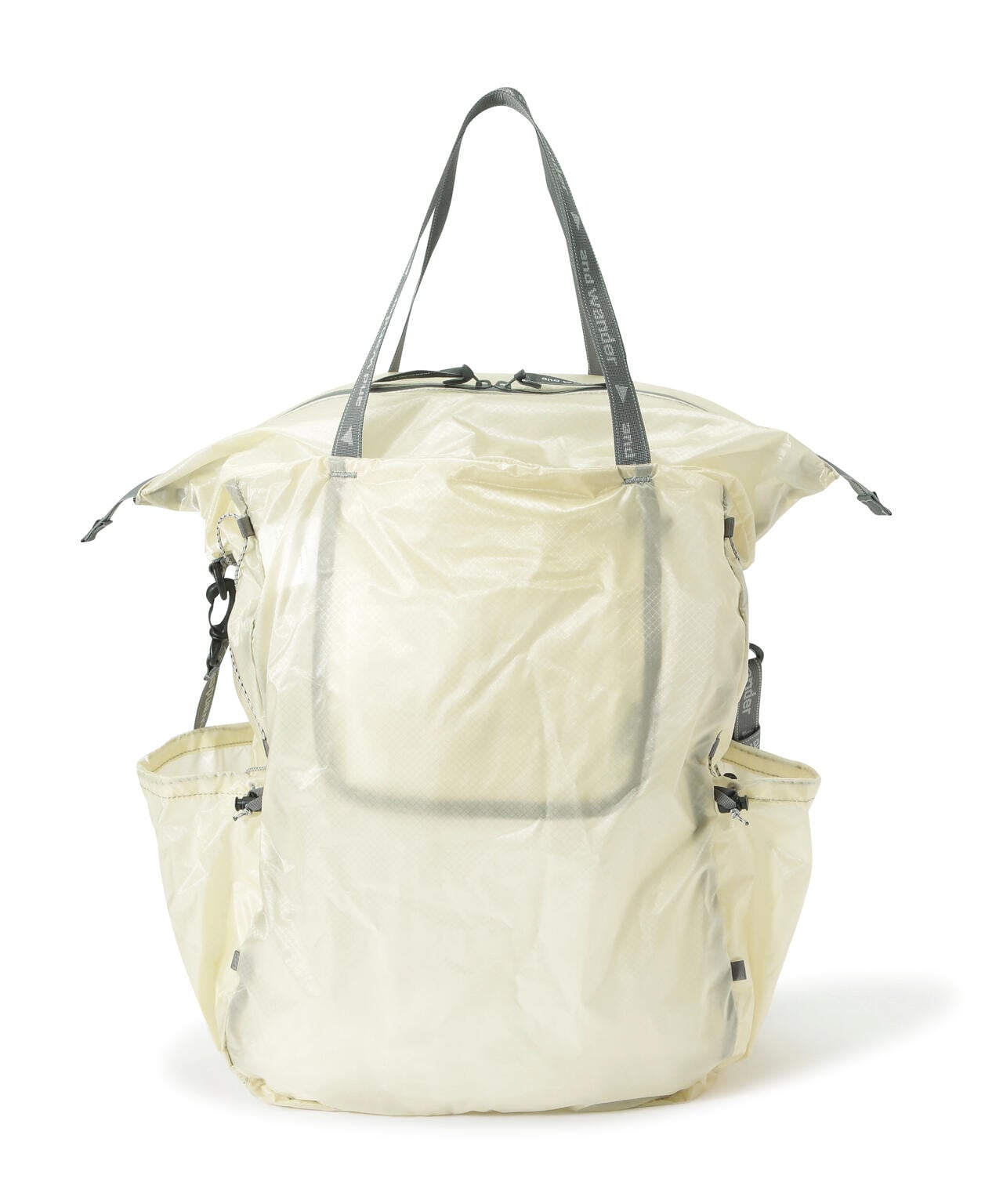 and wander/アンドワンダー　sil tote bag　シルトートバッグ