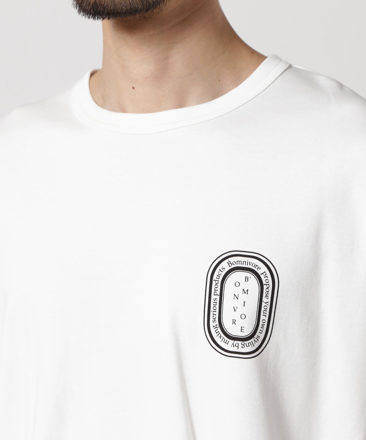 B omnivore/ビーオムニボー  LOGO S/S Tee