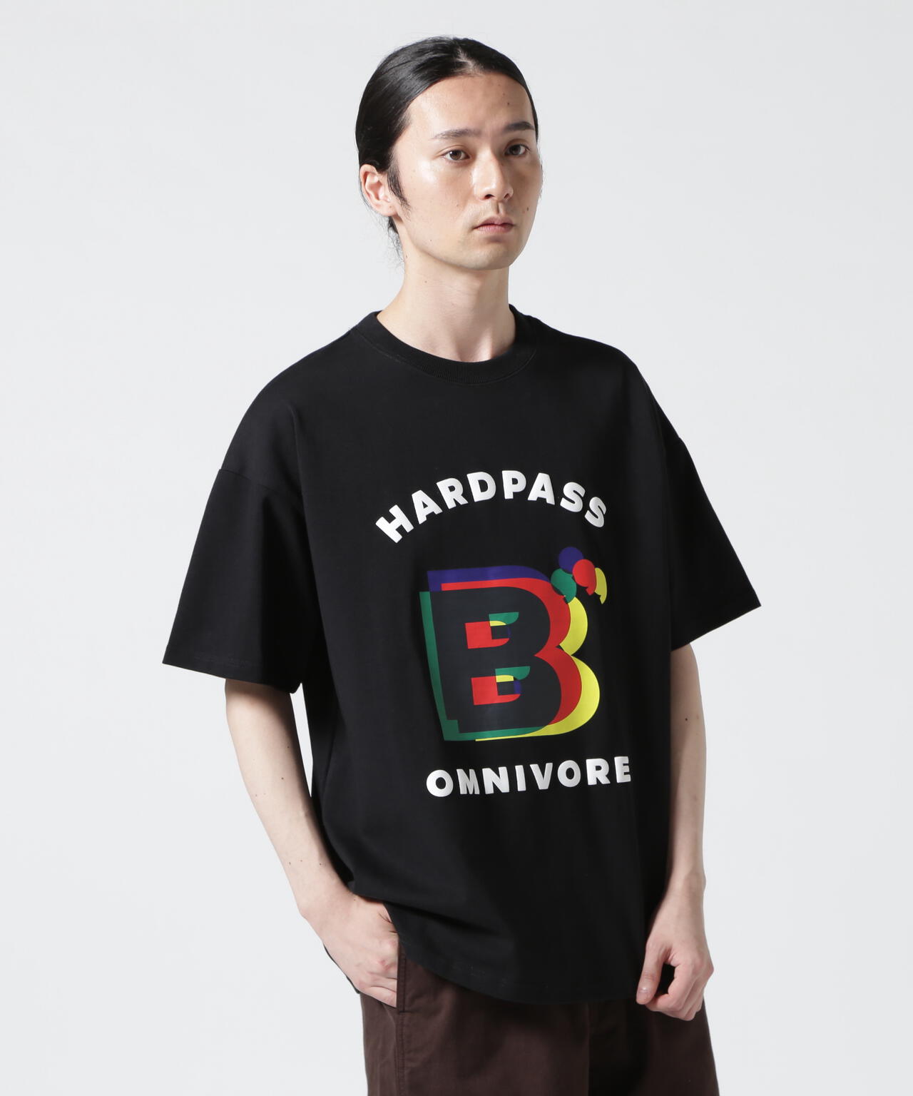 B omnivore/ビーオムニボー　HARDPASS S/S TEE