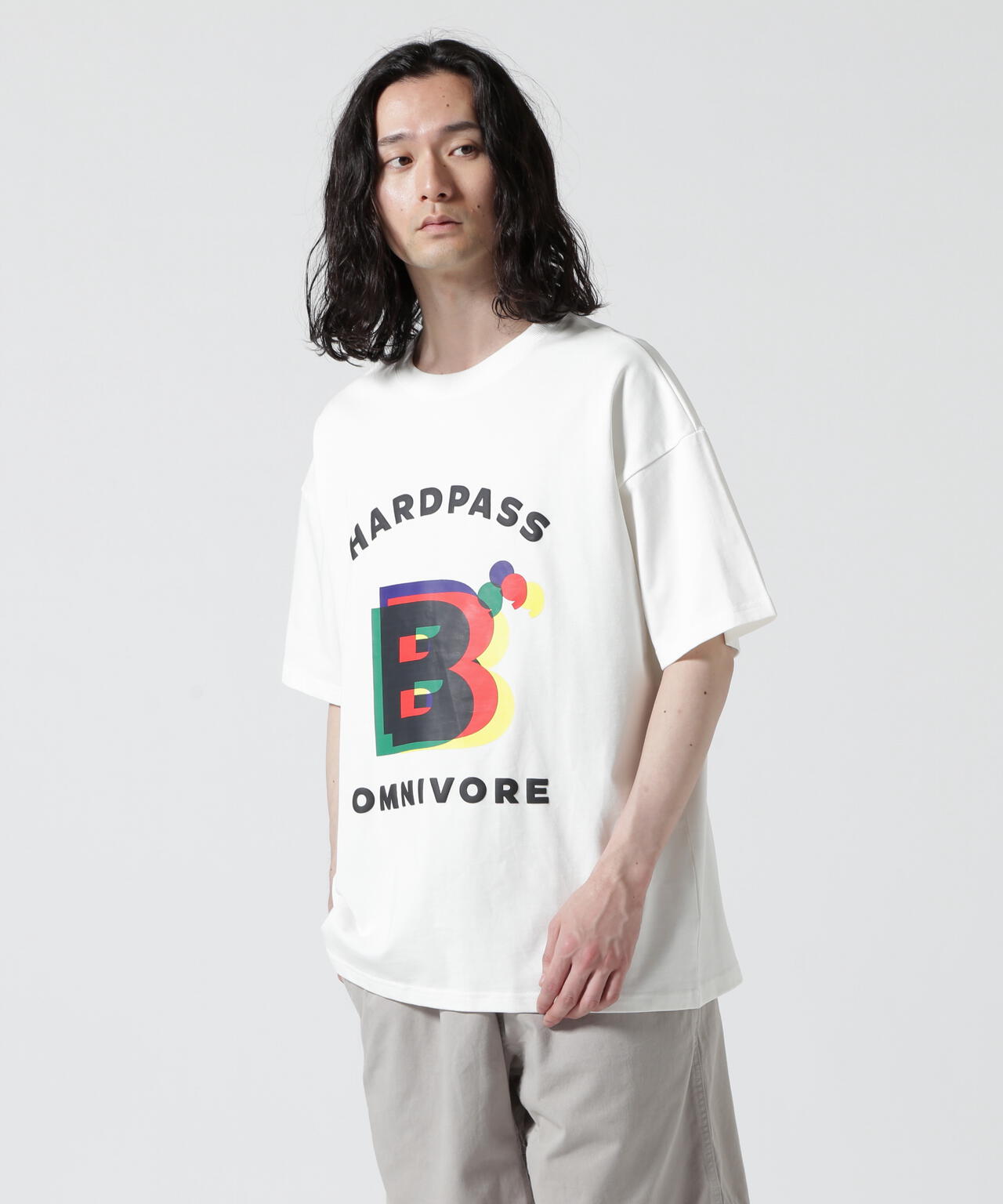B omnivore/ビーオムニボー　HARDPASS S/S TEE