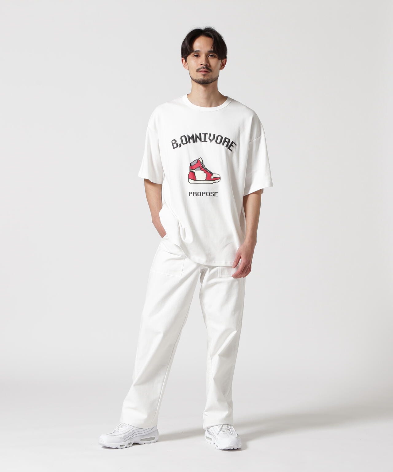 B omnivore/ビーオムニボー　SNEAKERS S/S Tee