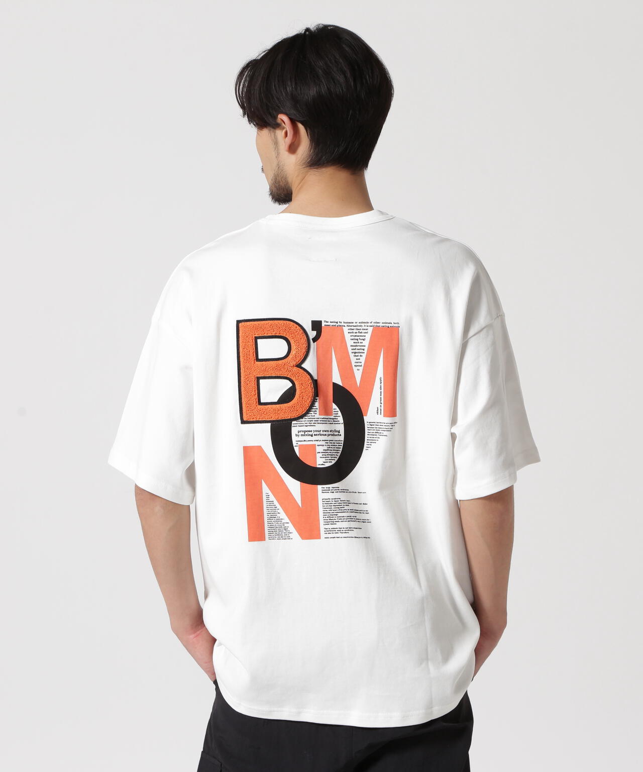 B omnivore/ビーオムニボー  BMN S/S Tee