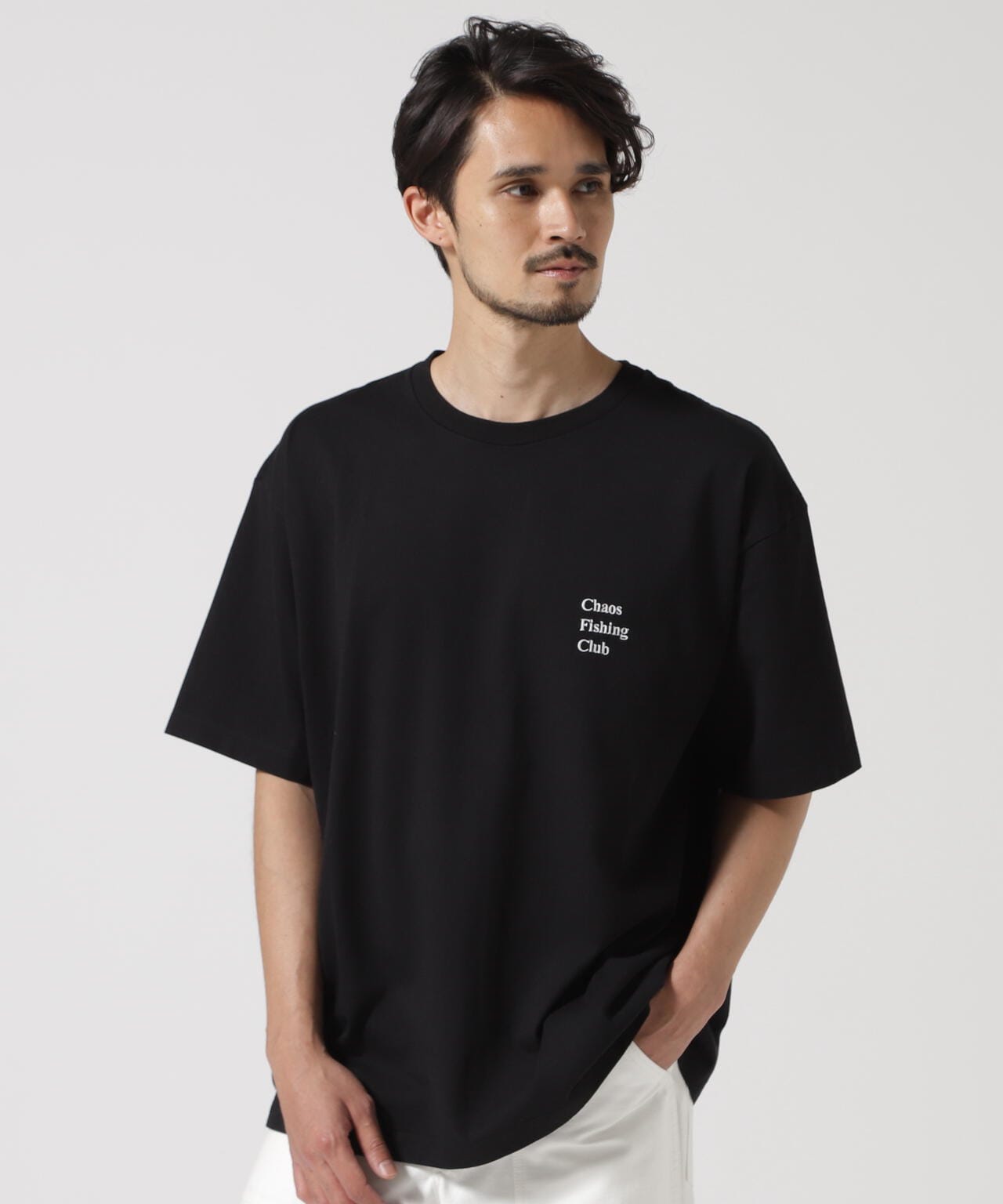 Chaos Fishing Club　LOGO CREW NECK T-SHIRT