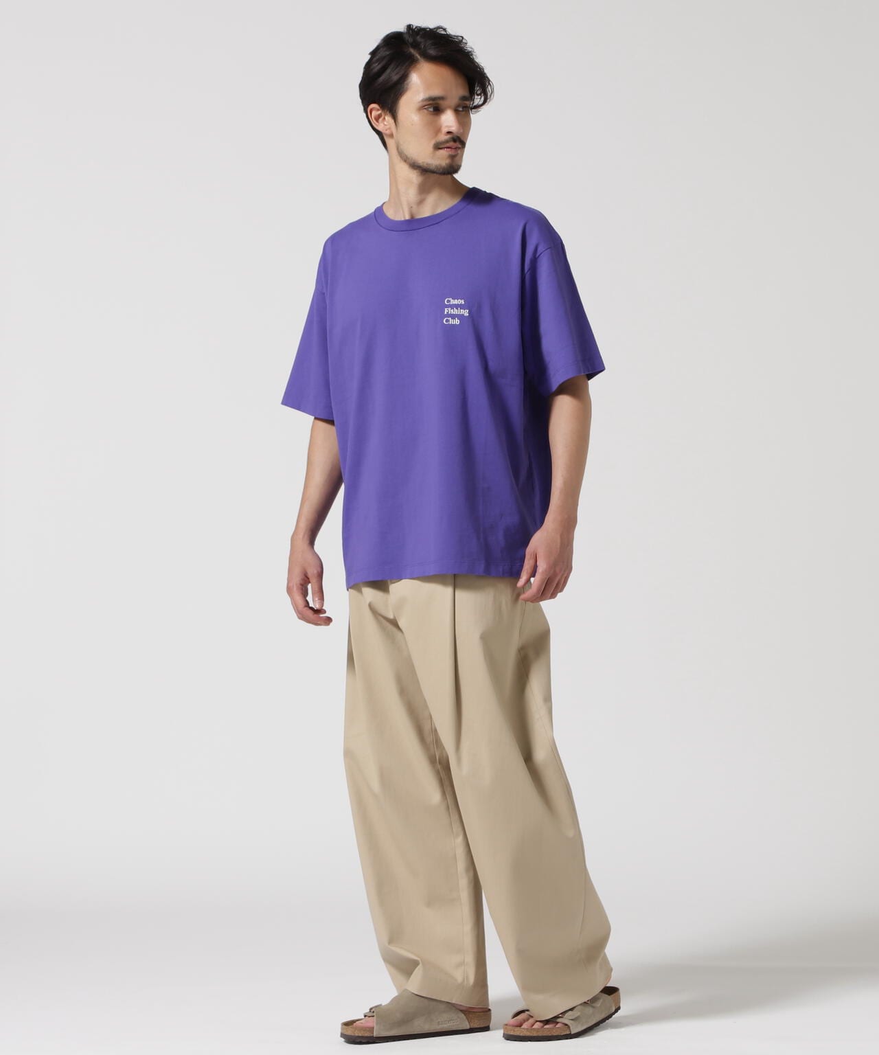 Chaos Fishing Club　LOGO CREW NECK T-SHIRT