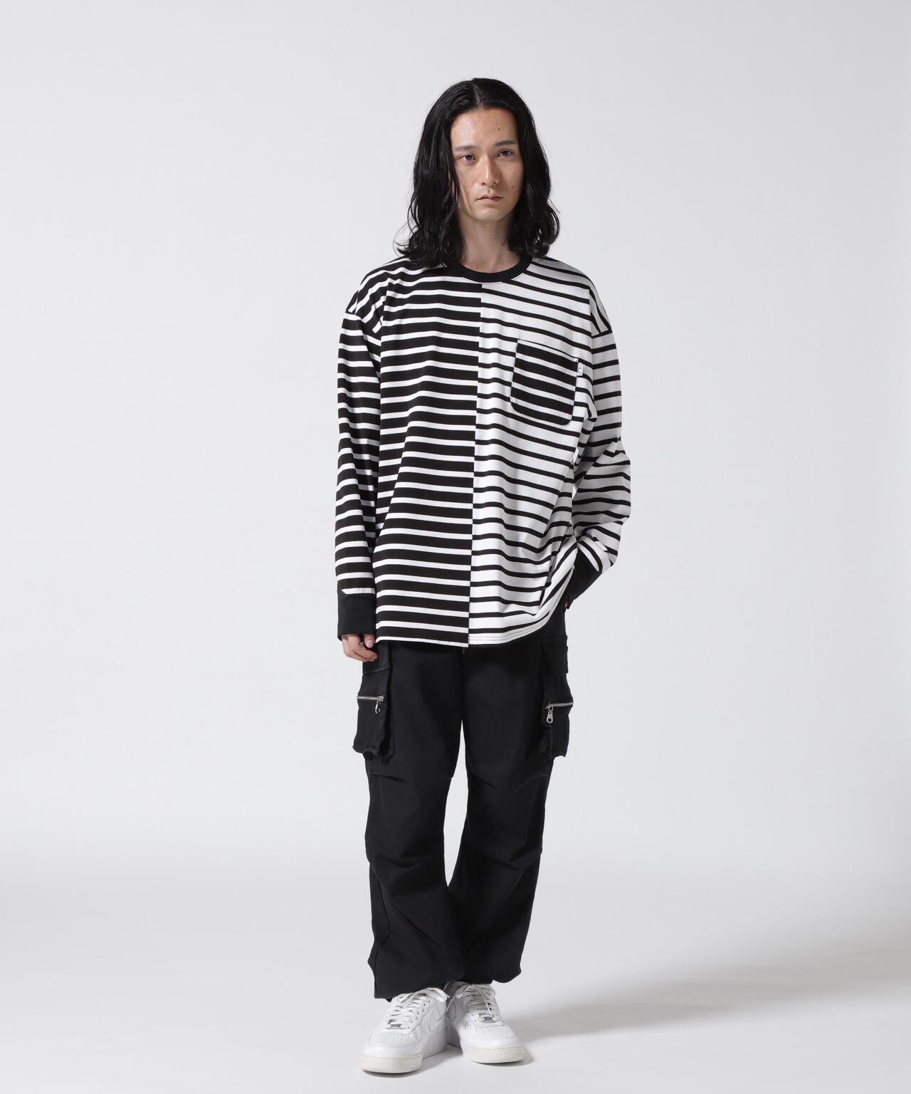 B omnivore/ビーオムニボー  ZIP CARGO PANTS ジップカーゴパンツ