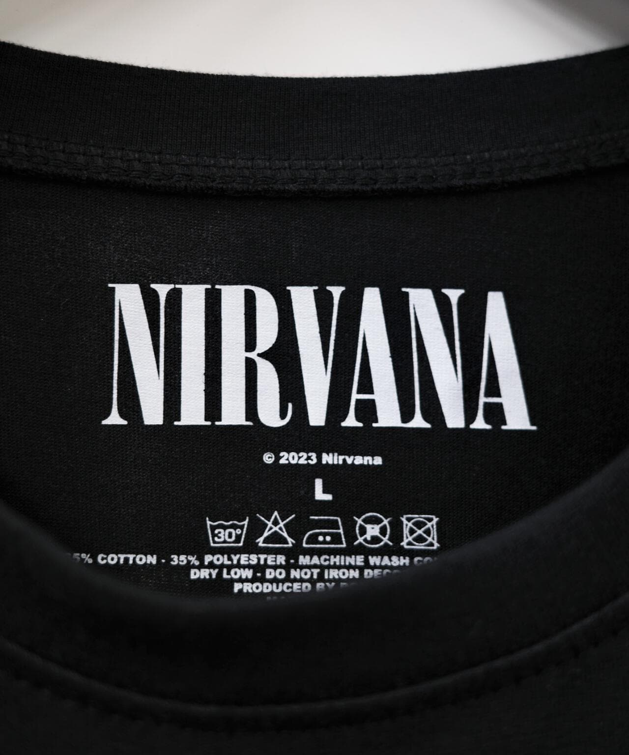 NIRVANA/ニルヴァーナ　GRADIENT HAPPY FACE L/S TEE　ロンT
