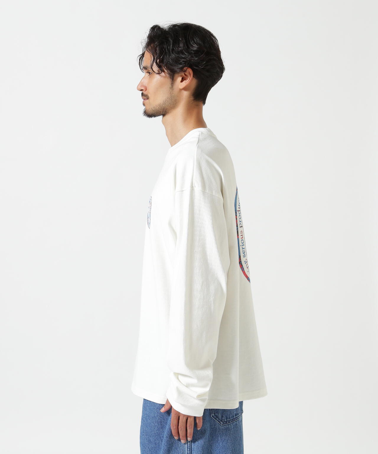 B omnivore/ビーオムニボー　L/S FLOCKY LOGO