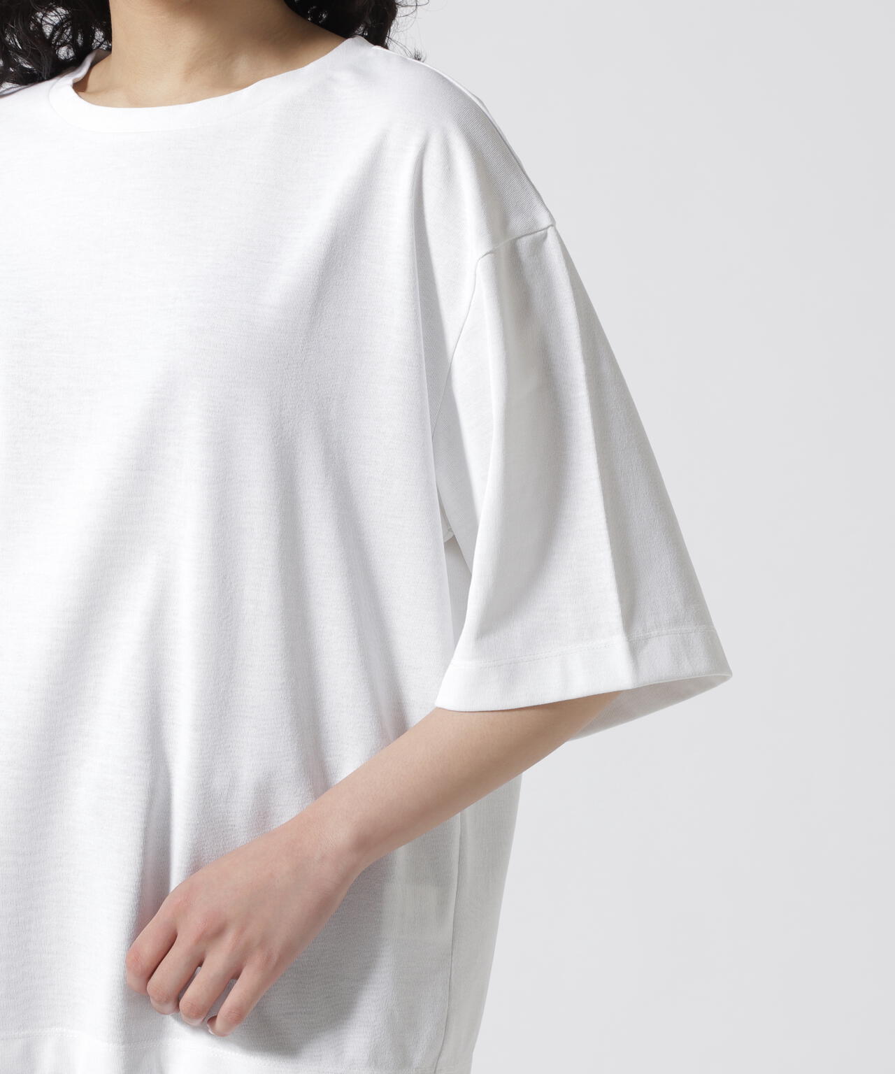 B omnivore/ビーオムニボー  18/1 TRY COOL 天竺Ｔシャツ