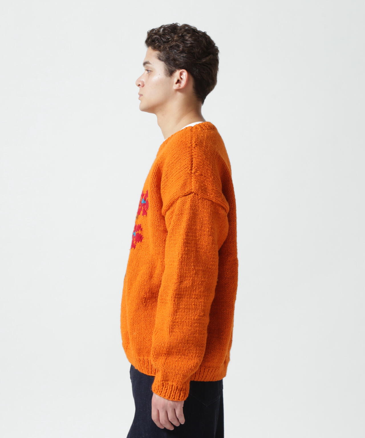 MacMahon Knitting Mills　Crew Neck Knit-5 Flowers