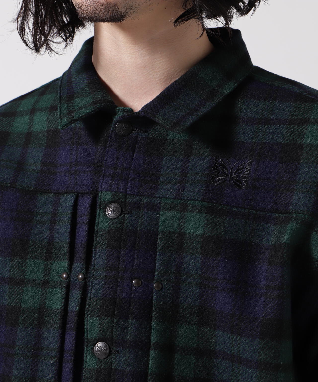Needles/ニードルズ　別注MW Jean JK - Wool Tartan Plaid