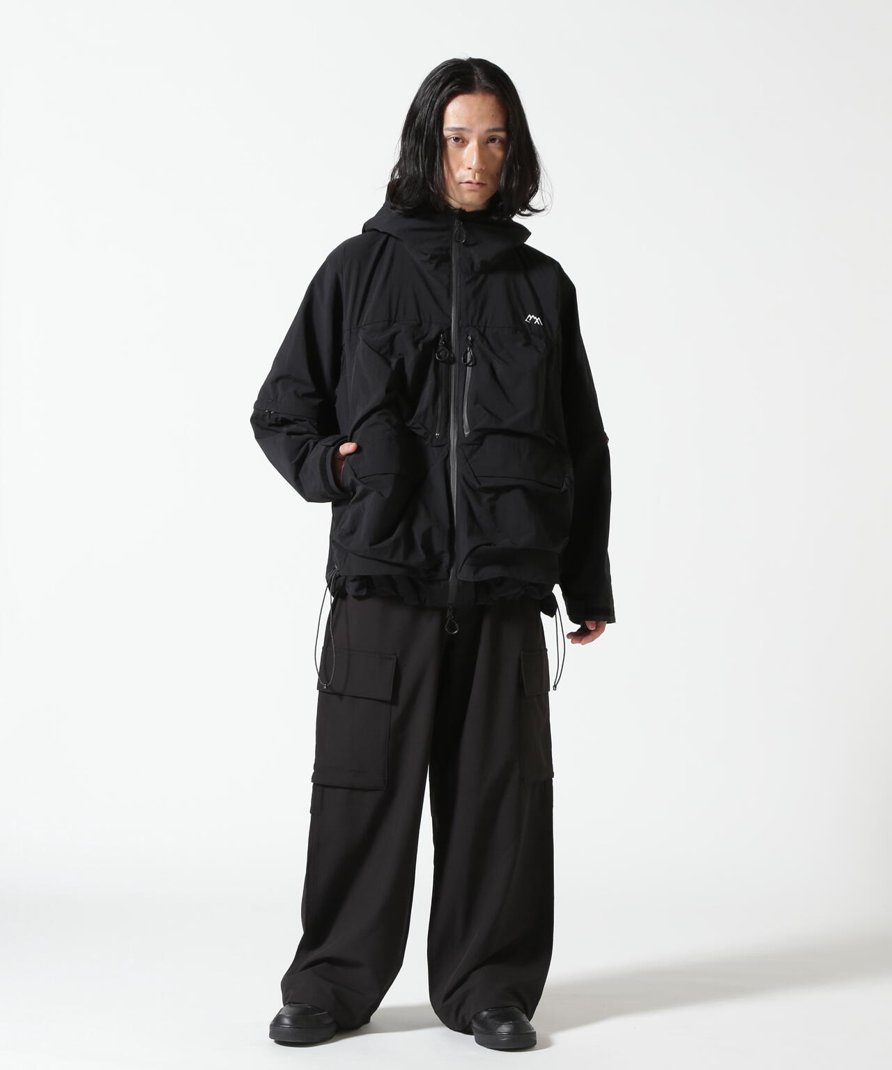 B omnivore/ビーオムニボー  STRETCH POLYESTER CARGO PANTS