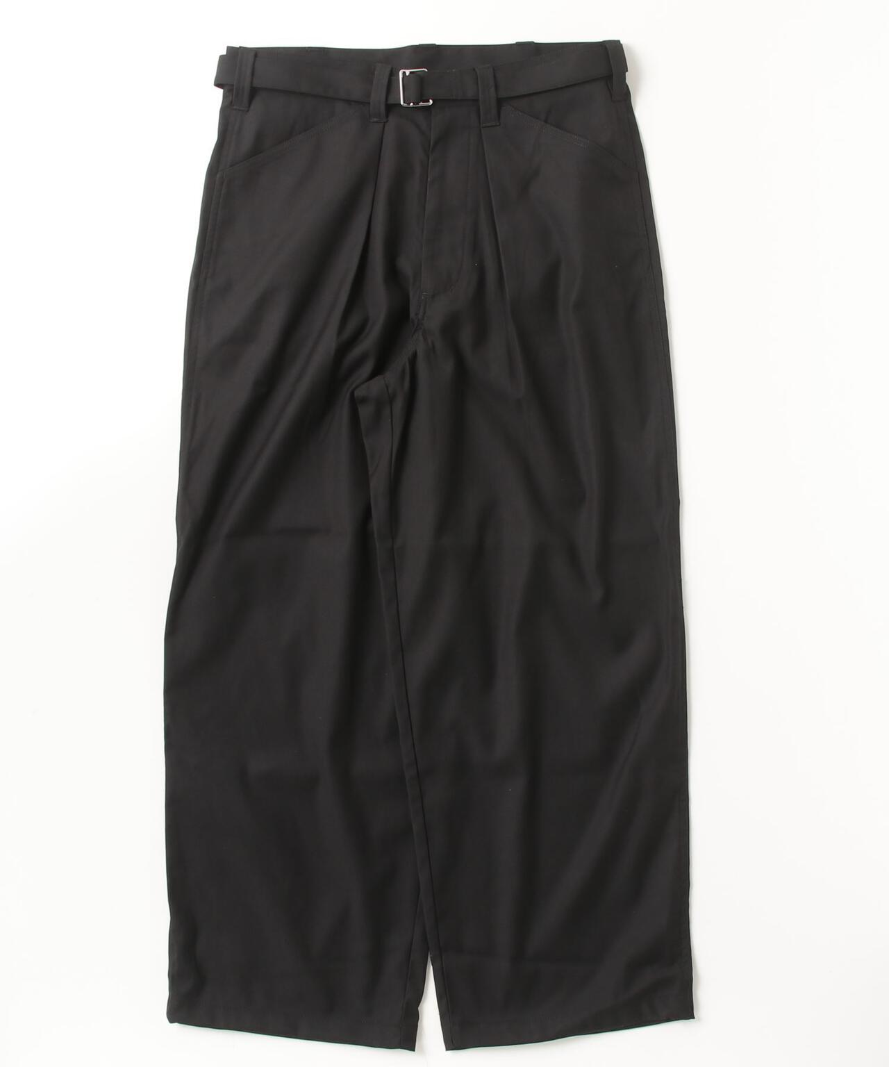 B omnivore/ビーオムニボー  TR BELT LOOSE PANTS