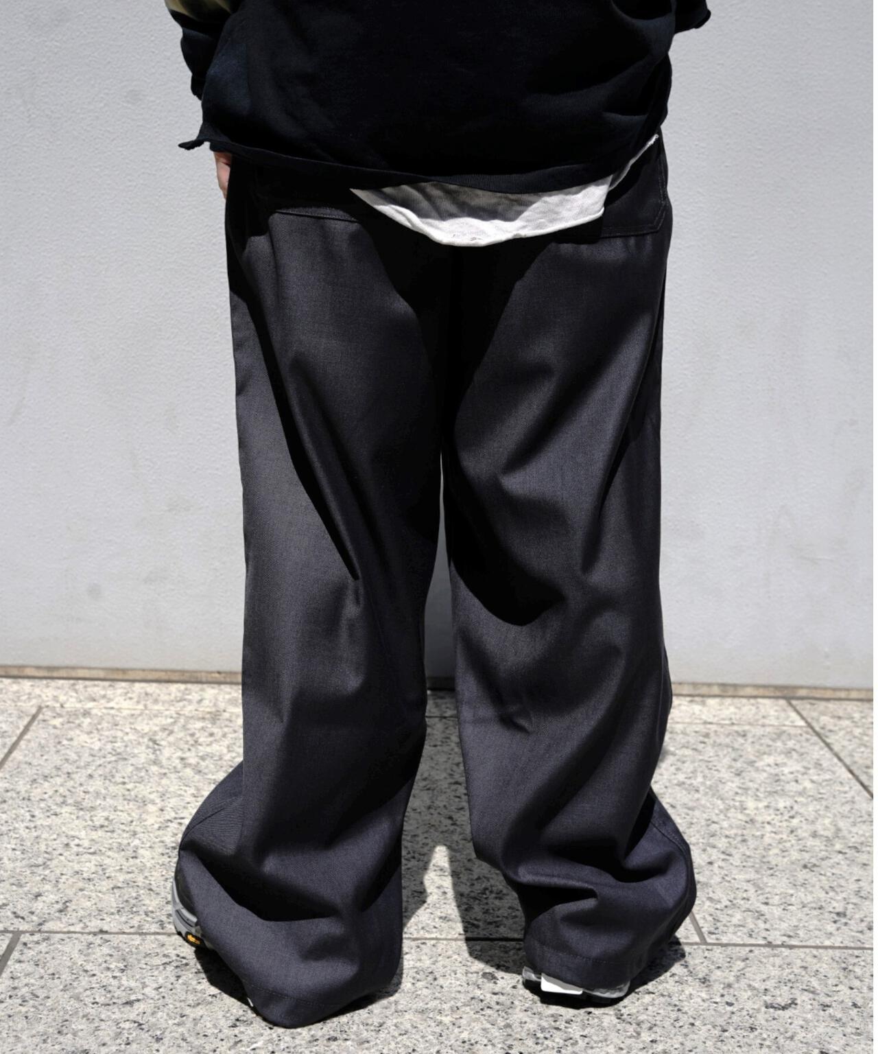 B omnivore/ビーオムニボー  TR BELT LOOSE PANTS