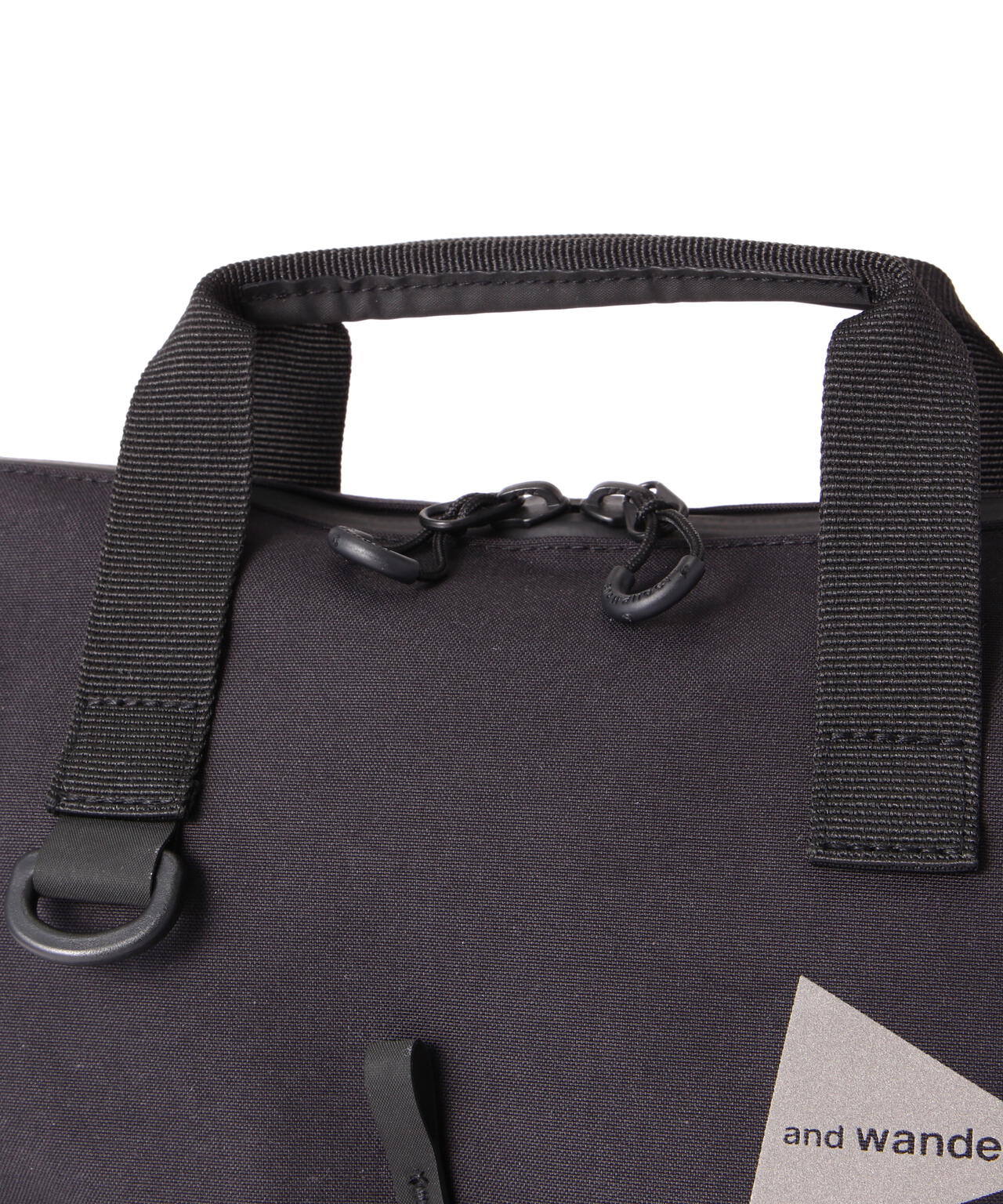 and wander/アンドワンダー  PE/CO 2way bag