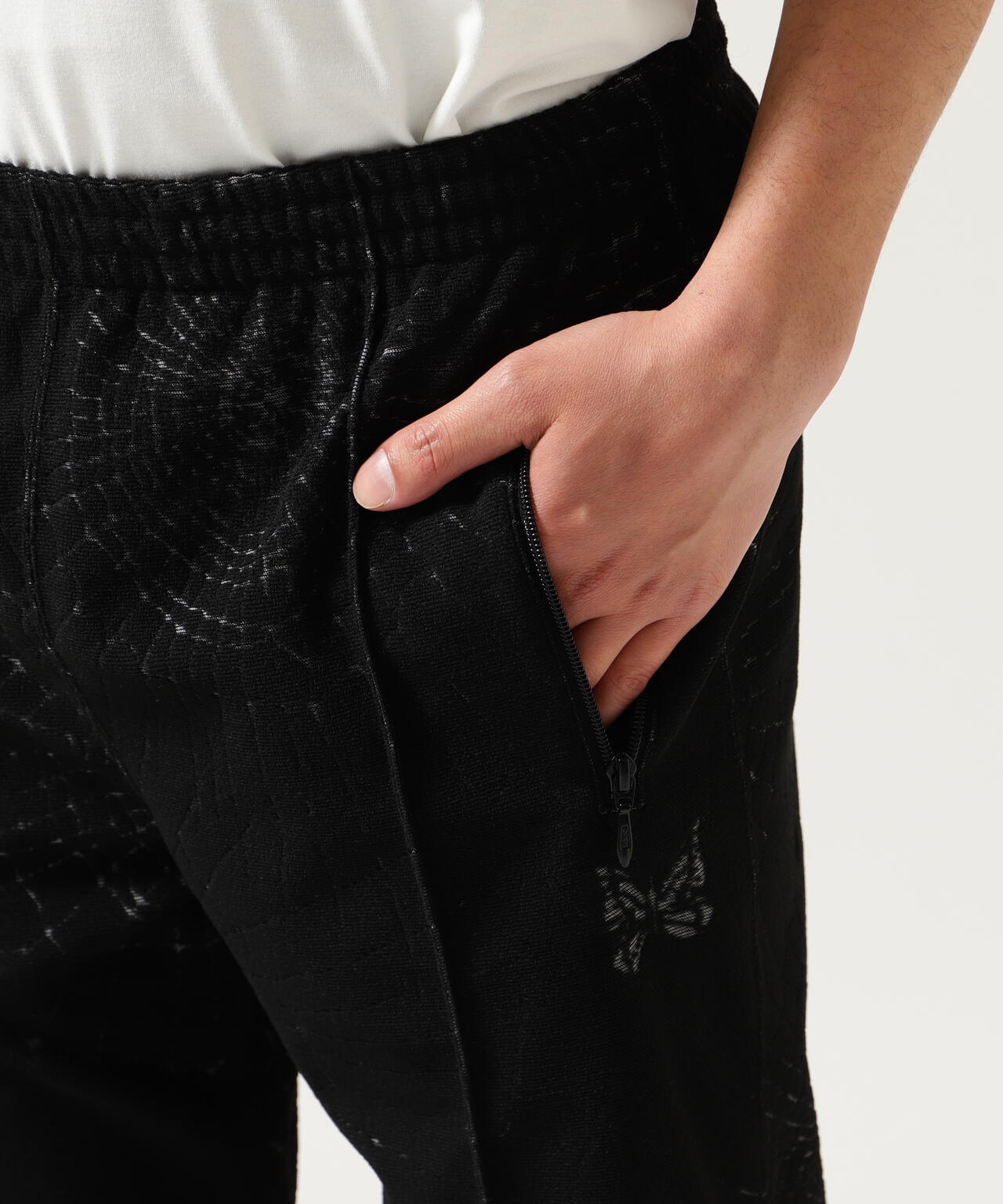 Needles/ニードルズ  Track Pant-Pile Jacquard Spider Web