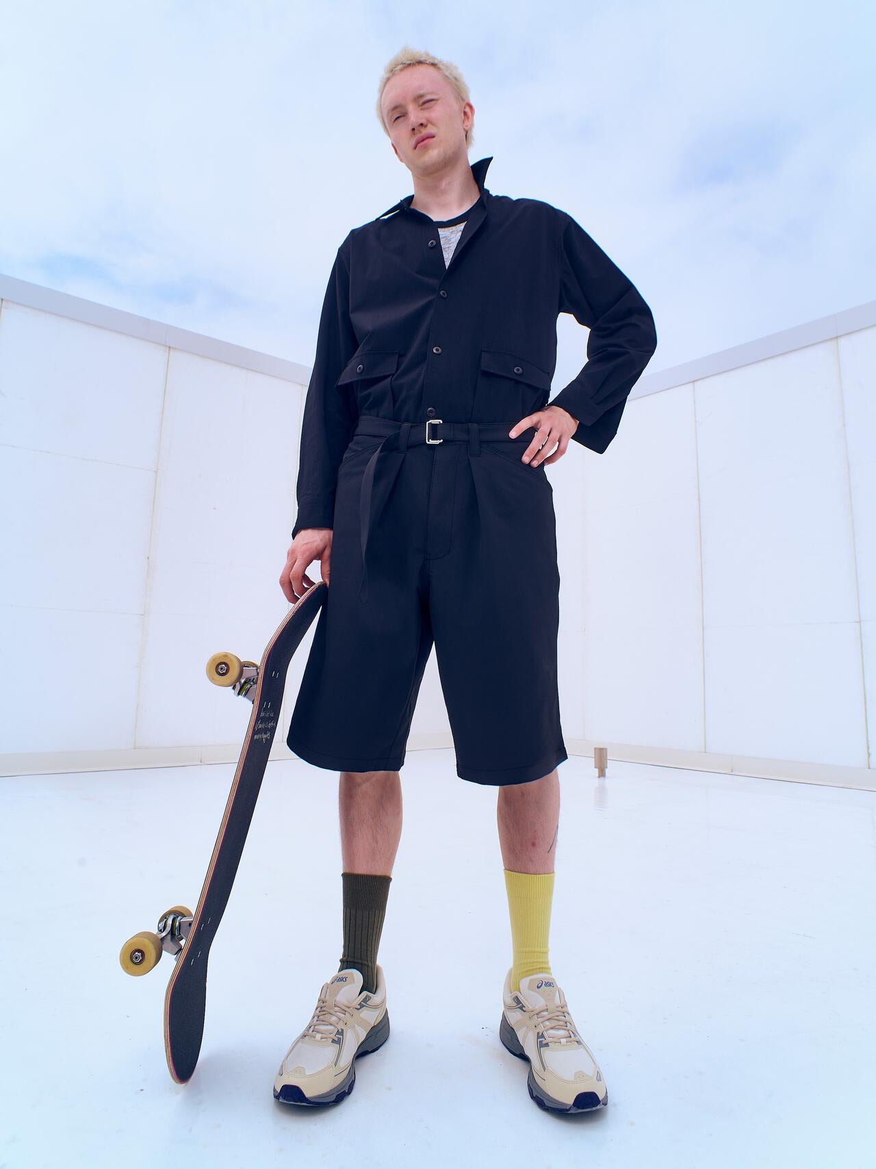 B omnivore/ビーオムニボー　RIPSTOP BELT SHPORTS リップストップベルトショーツ