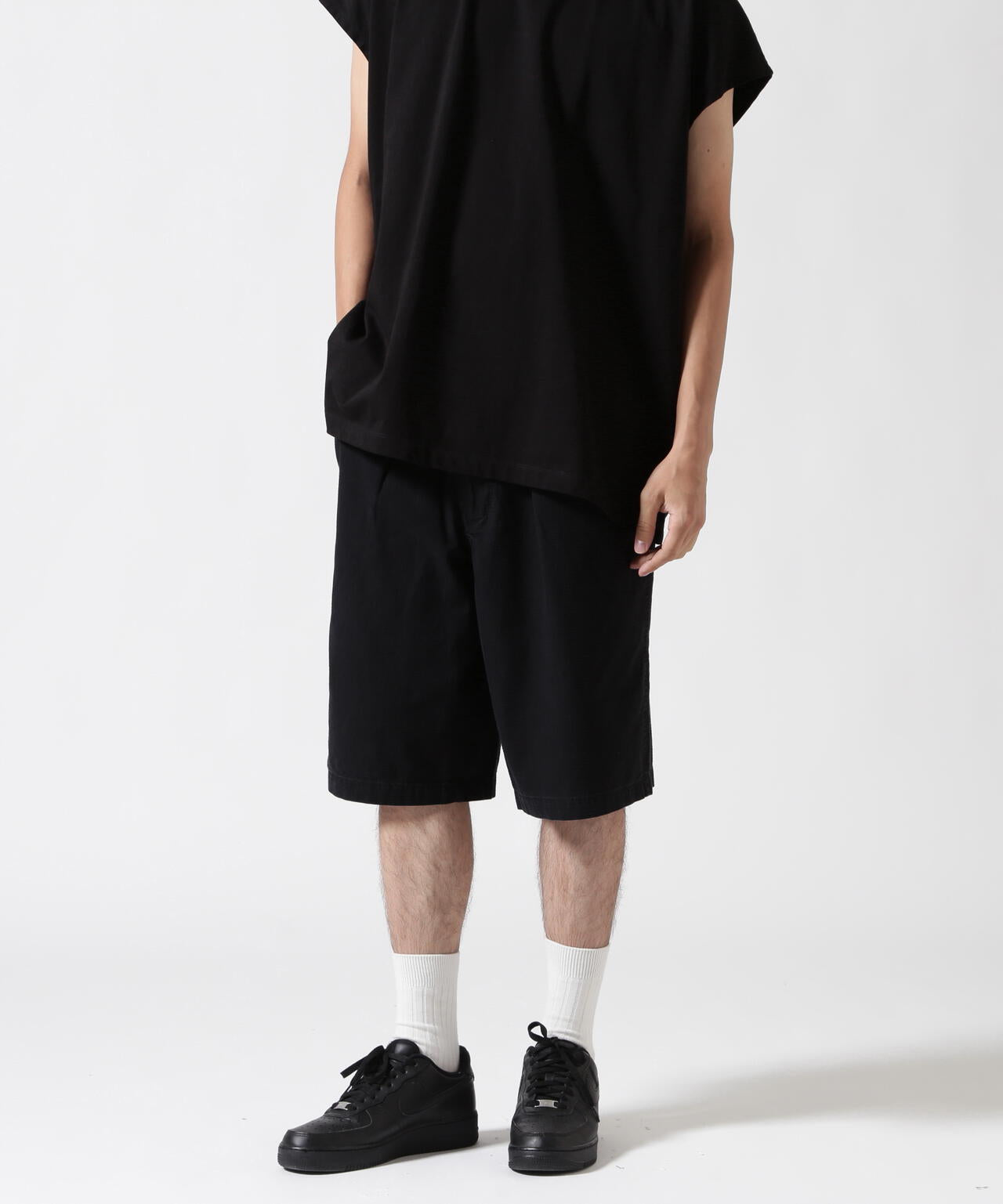 B omnivore/ビーオムニボー　RIPSTOP BELT SHPORTS リップストップベルトショーツ