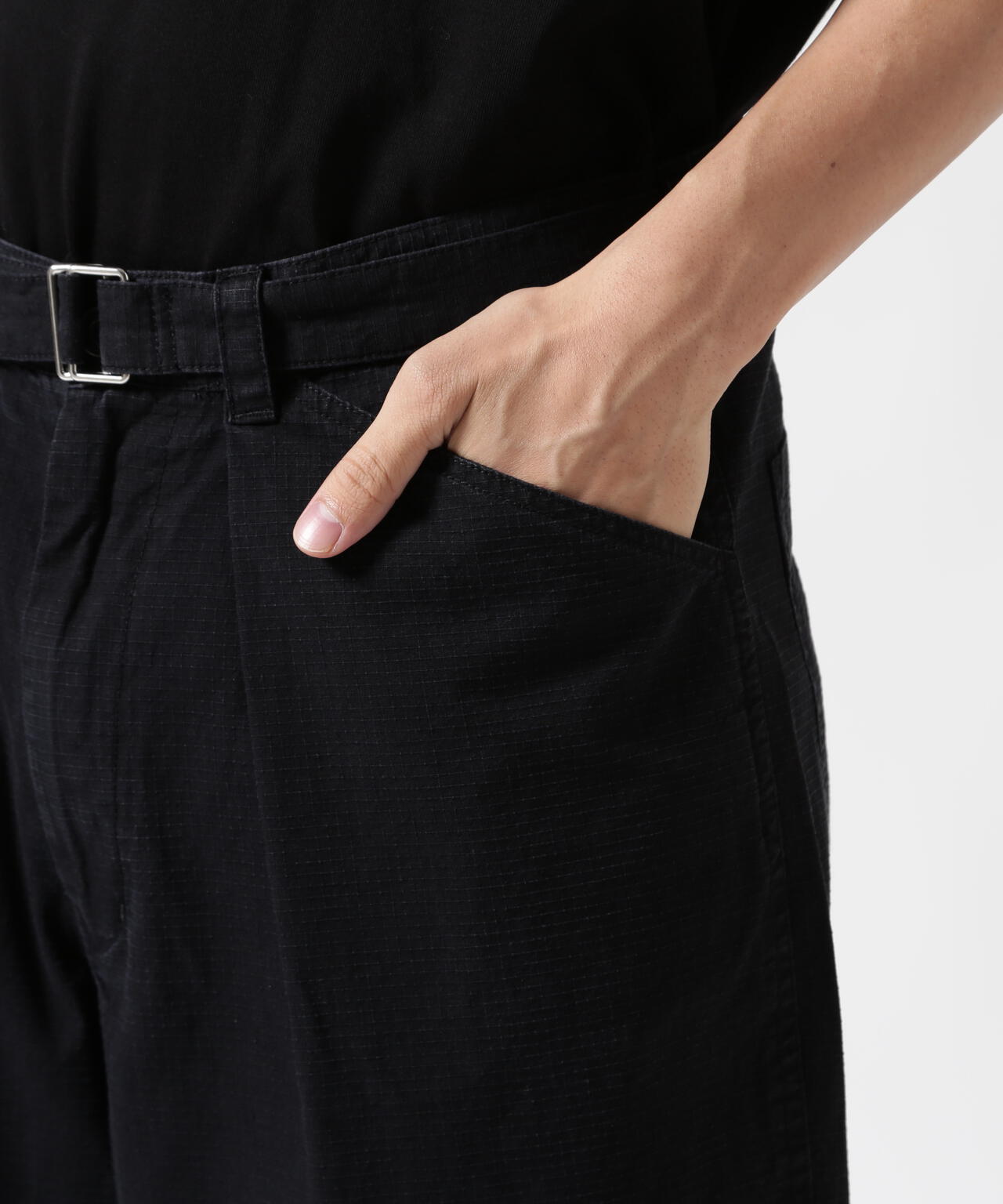 B omnivore/ビーオムニボー　RIPSTOP BELT SHPORTS リップストップベルトショーツ