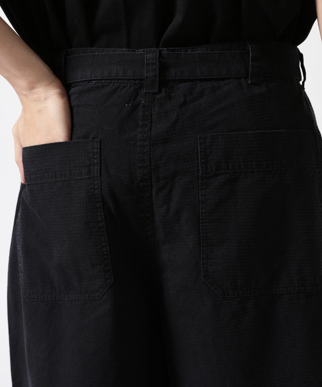 B omnivore/ビーオムニボー　RIPSTOP BELT SHPORTS リップストップベルトショーツ