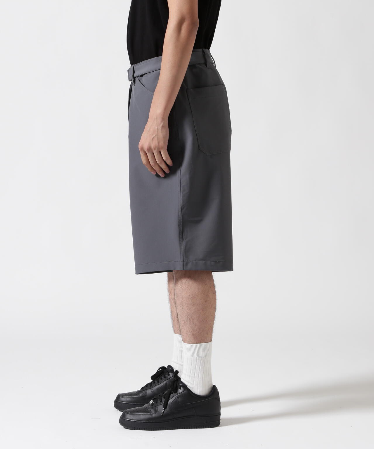 B omnivore/ビーオムニボー　PS BELT SHORTS PSベルトショーツ