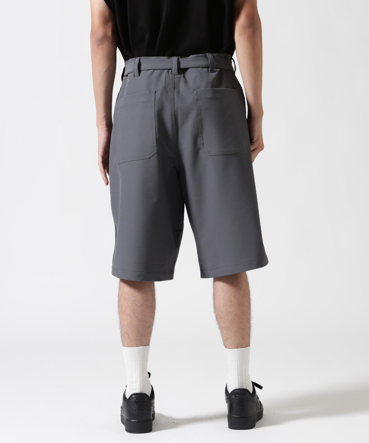 B omnivore/ビーオムニボー　PS BELT SHORTS PSベルトショーツ