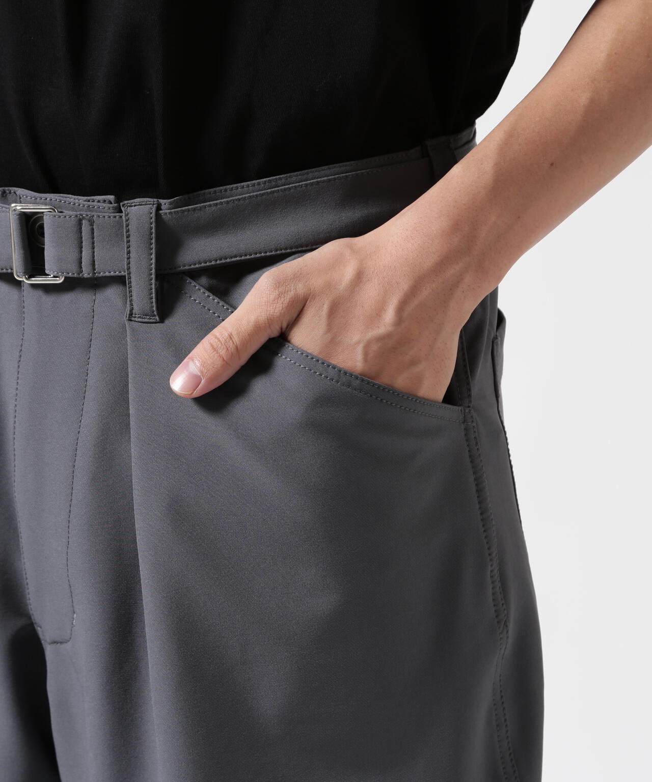 B omnivore/ビーオムニボー　PS BELT SHORTS PSベルトショーツ