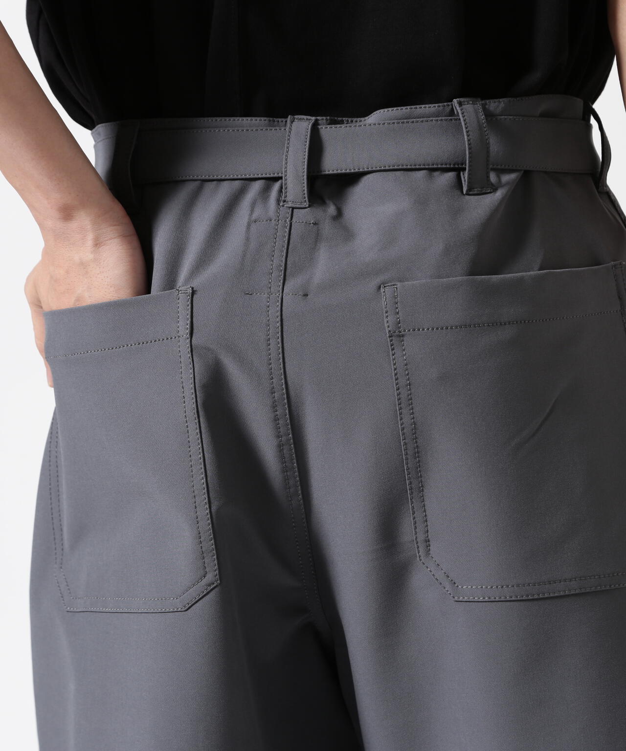 B omnivore/ビーオムニボー　PS BELT SHORTS PSベルトショーツ