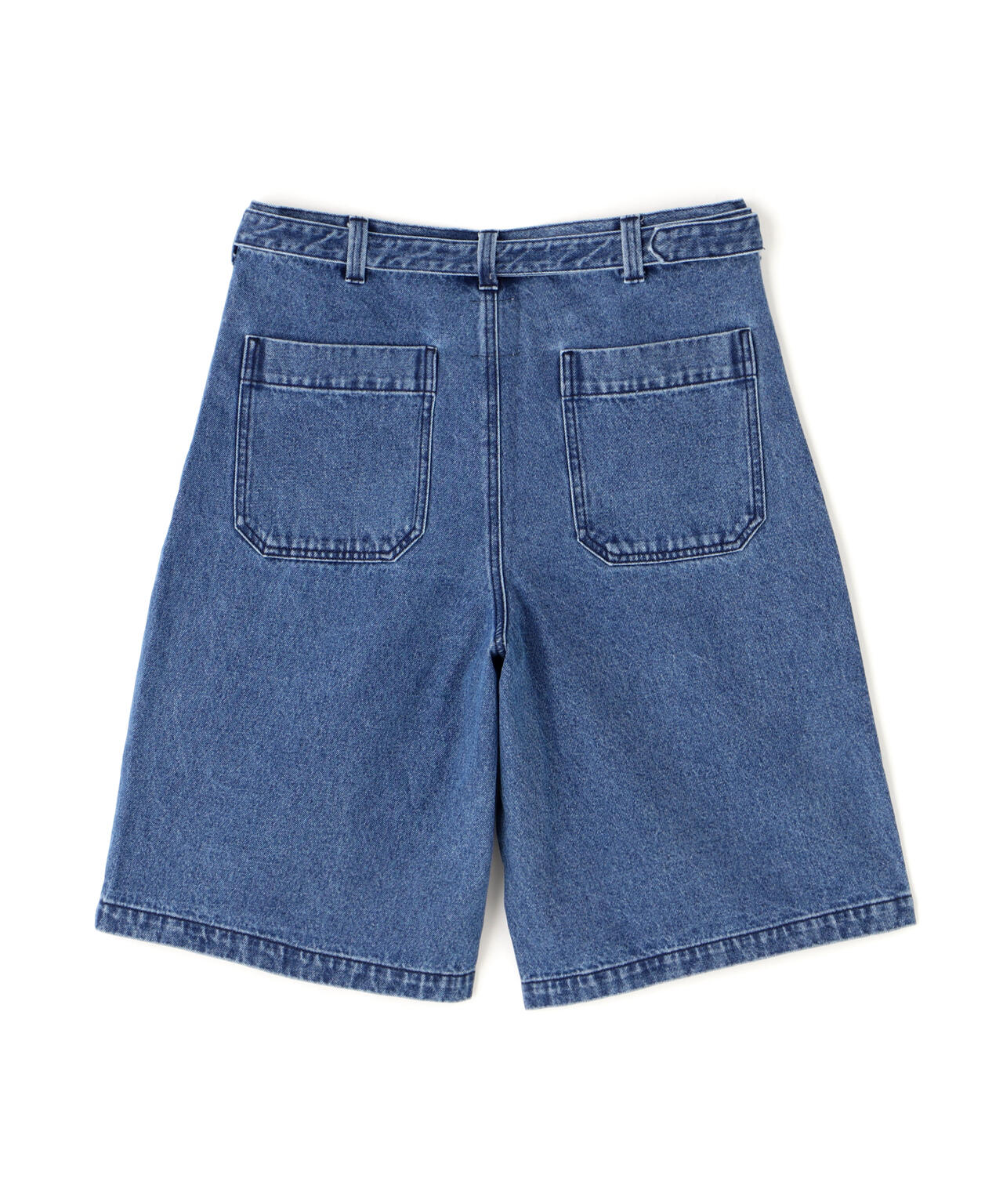 B omnivore/ビーオムニボー　DENIM BELT SHORTS デニムベルトショーツ