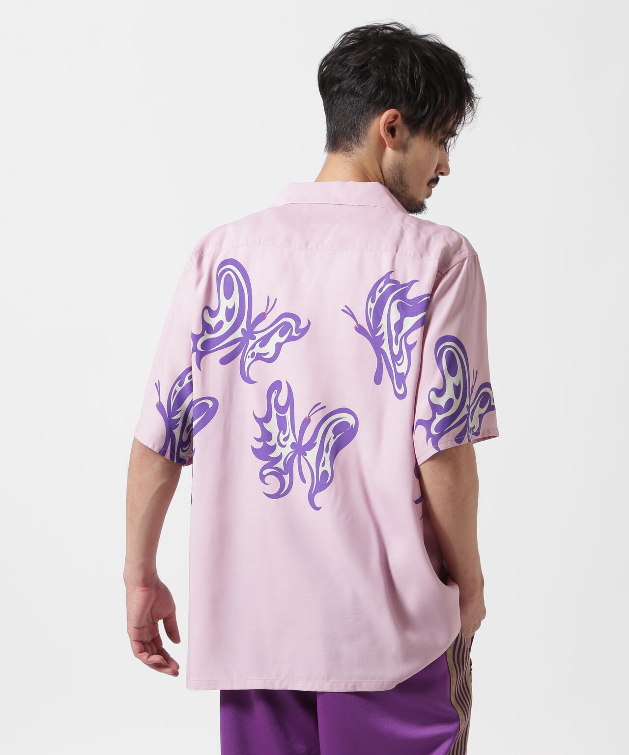 Needles x Kae Tanaka/ニードルズ×カエ タナカ  S/S One-Up Shirt - KT Papillon