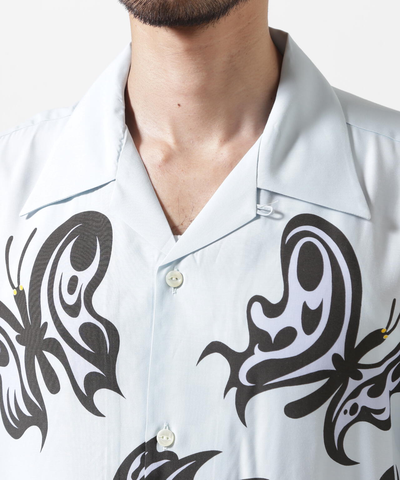 Needles x Kae Tanaka/ニードルズ×カエ タナカ  S/S One-Up Shirt - KT Papillon