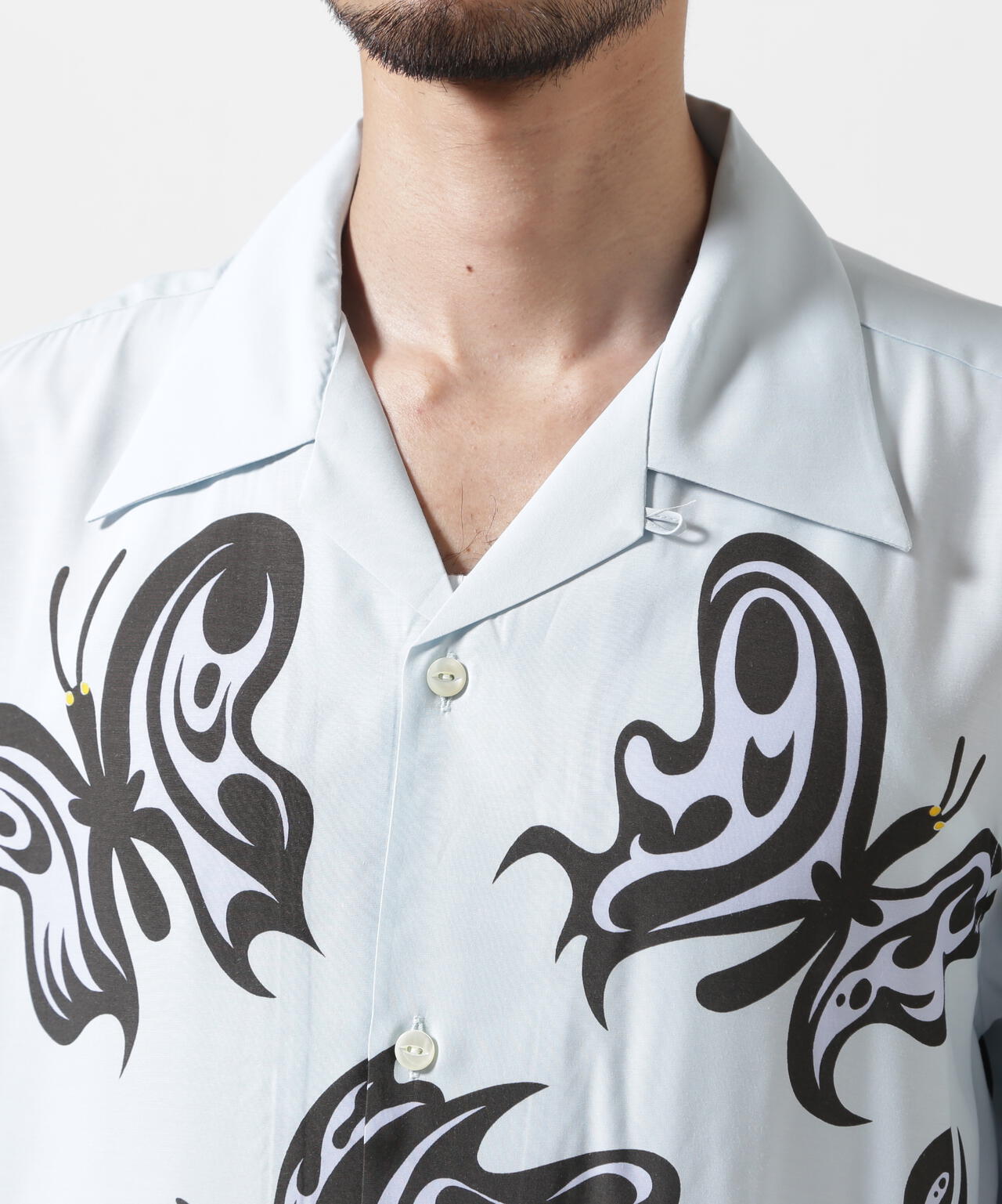 Needles x Kae Tanaka/ニードルズ×カエ タナカ  S/S One-Up Shirt - KT Papillon
