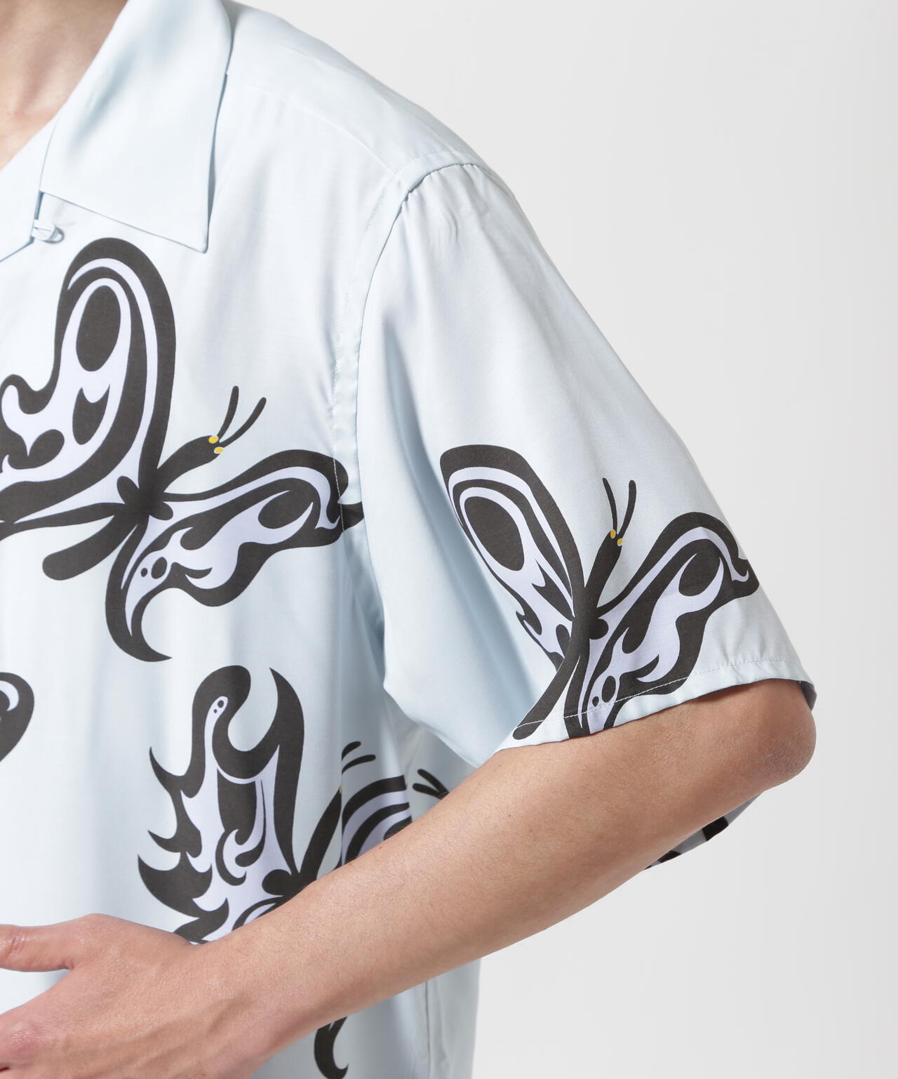 Needles x Kae Tanaka/ニードルズ×カエ タナカ  S/S One-Up Shirt - KT Papillon