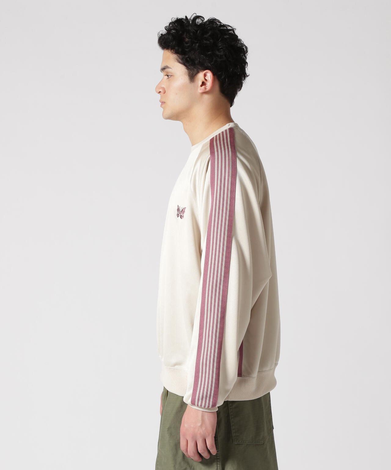 Needles/ニードルズ　Track Crew Neck Sh-Poly Smooth