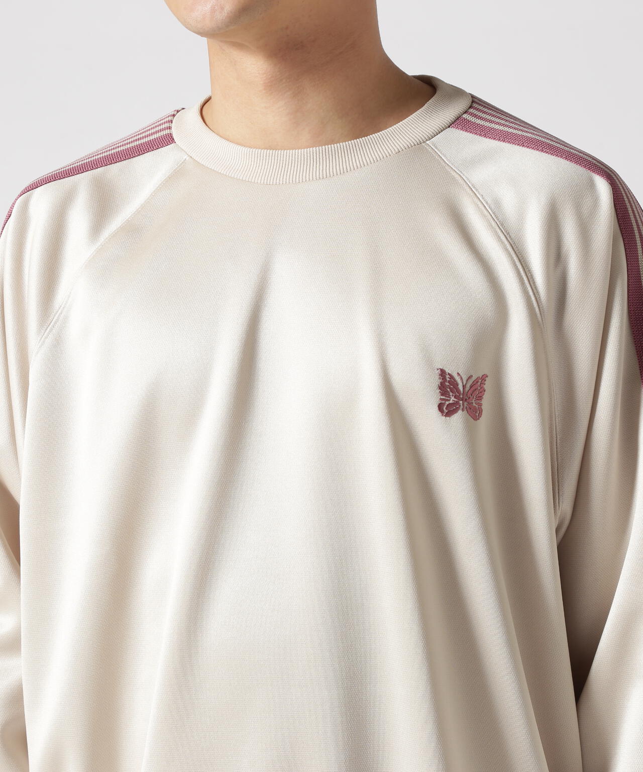Needles/ニードルズ　Track Crew Neck Sh-Poly Smooth
