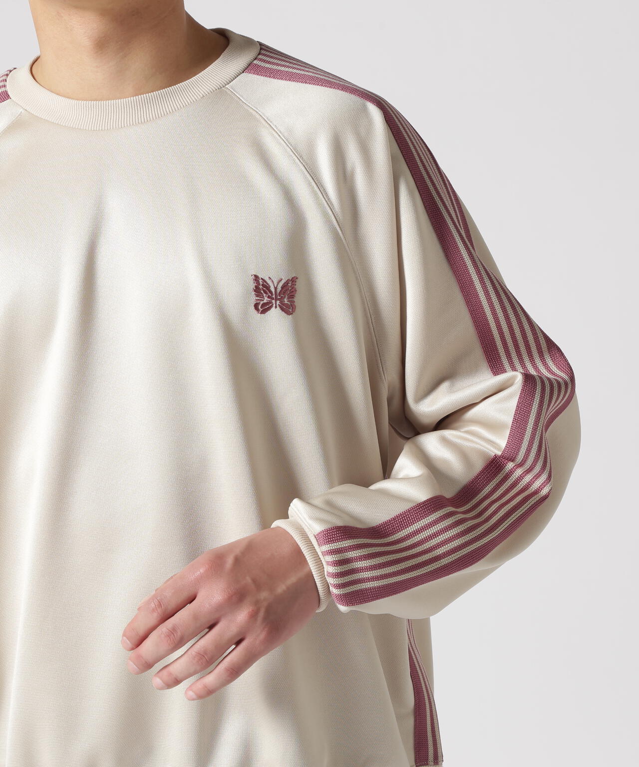 Needles/ニードルズ　Track Crew Neck Sh-Poly Smooth