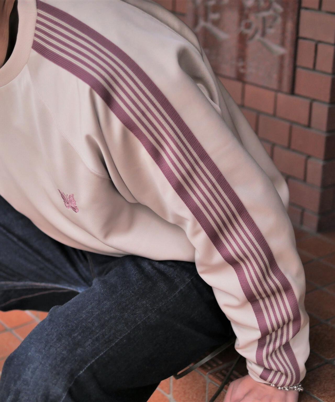 Needles/ニードルズ　Track Crew Neck Sh-Poly Smooth