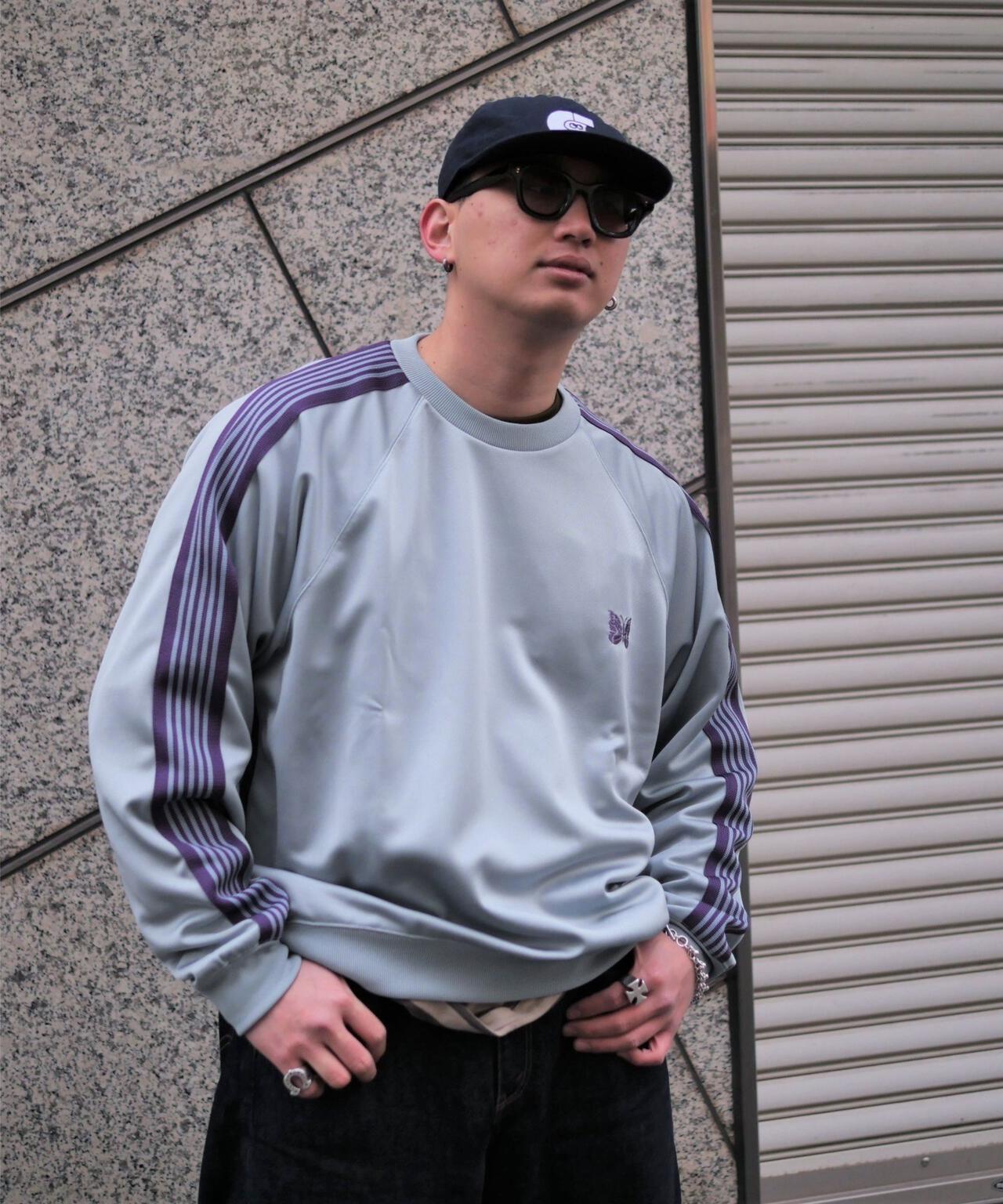 Needles/ニードルズ　Track Crew Neck Sh-Poly Smooth