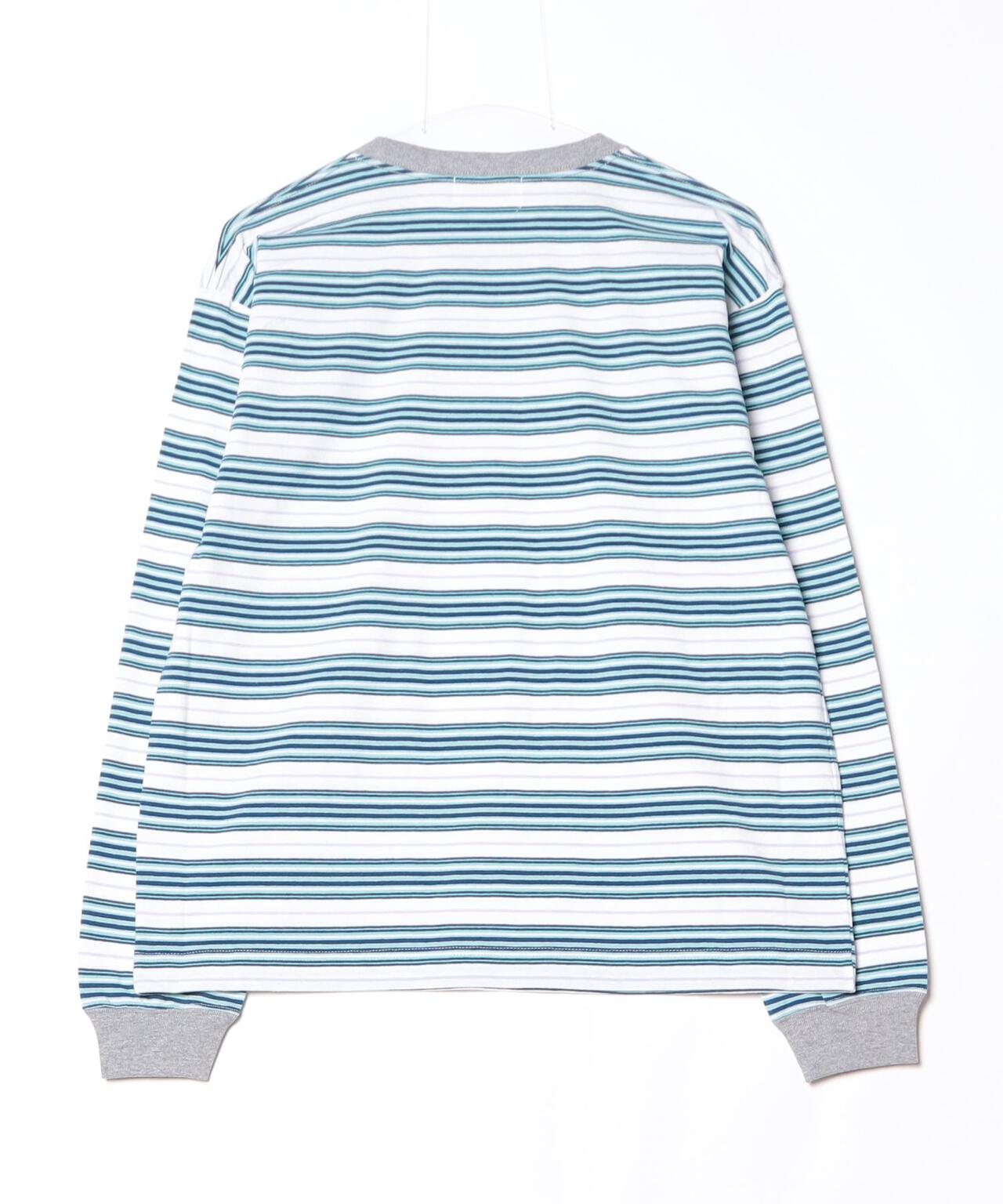 SOGLIA/ソリア　OPEN END MULTI BORDER LS TEE　ボーダーＴ