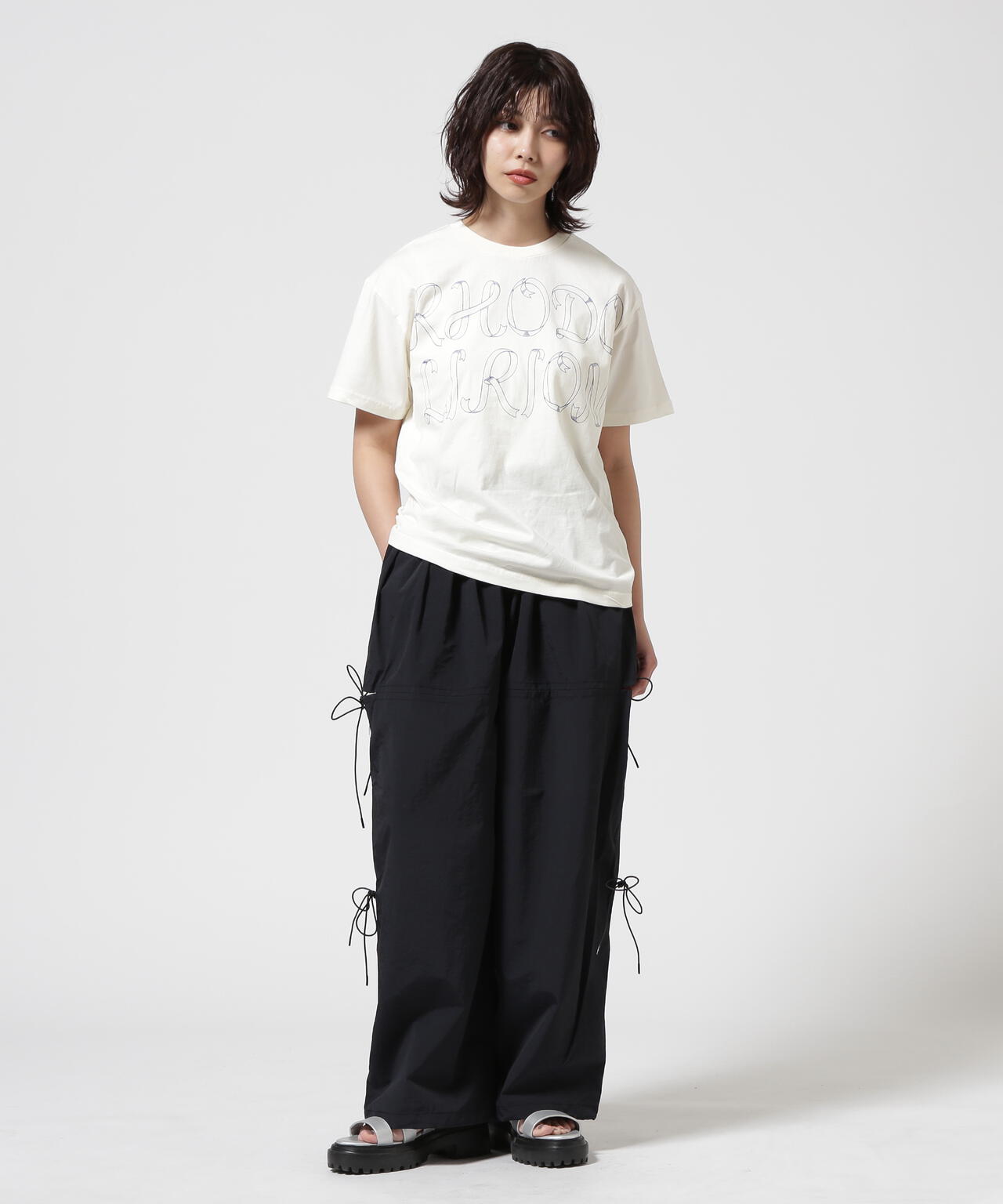 RHODOLIRION  Printed Making a bow with Ribbon Tee