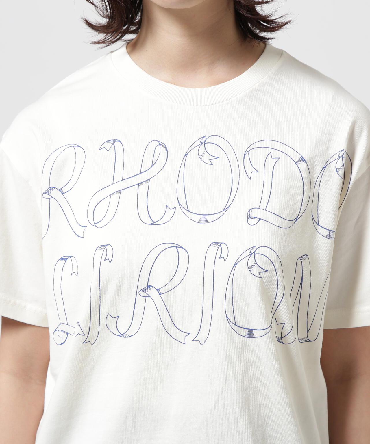 RHODOLIRION  Printed Making a bow with Ribbon Tee