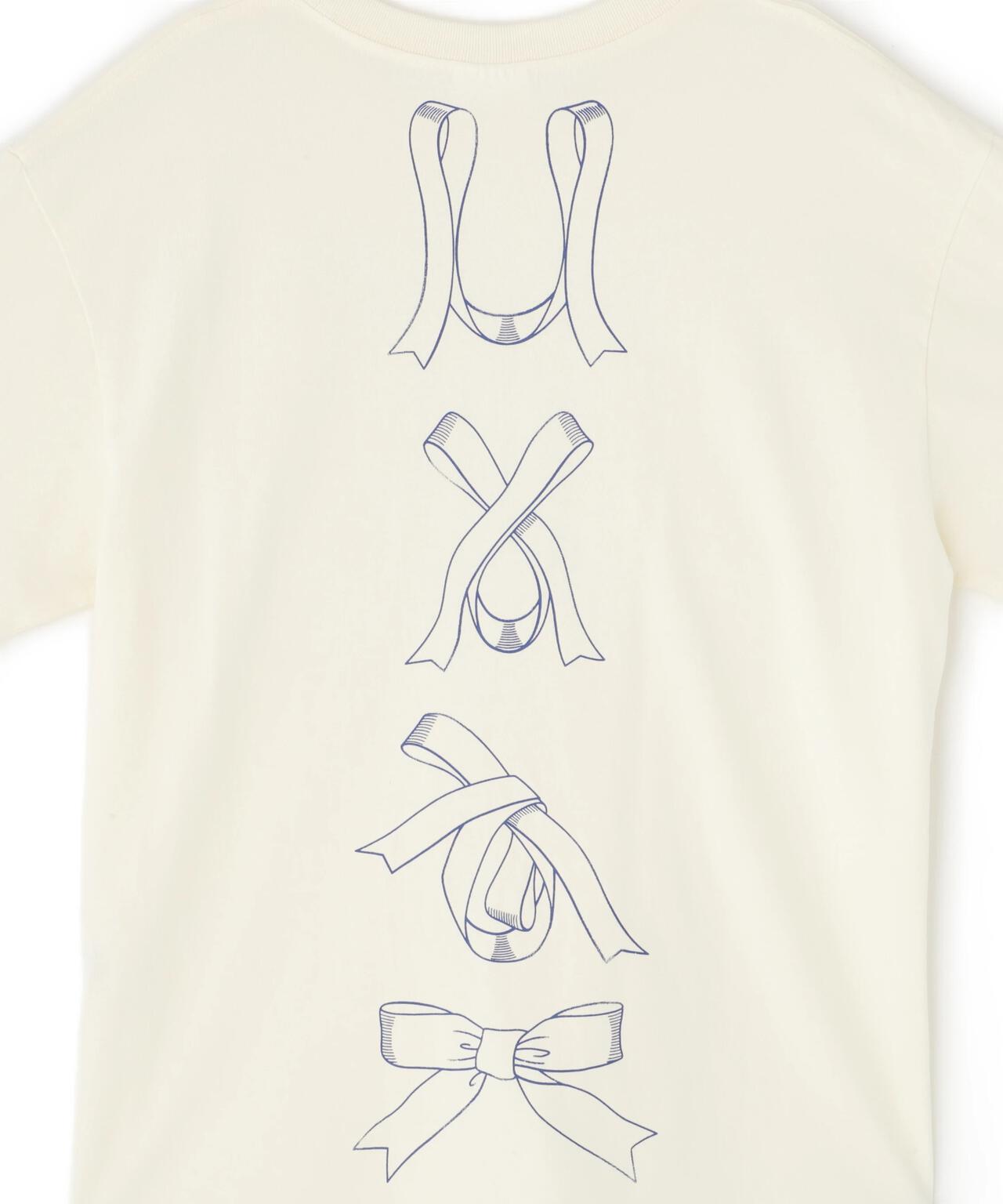 RHODOLIRION  Printed Making a bow with Ribbon Tee