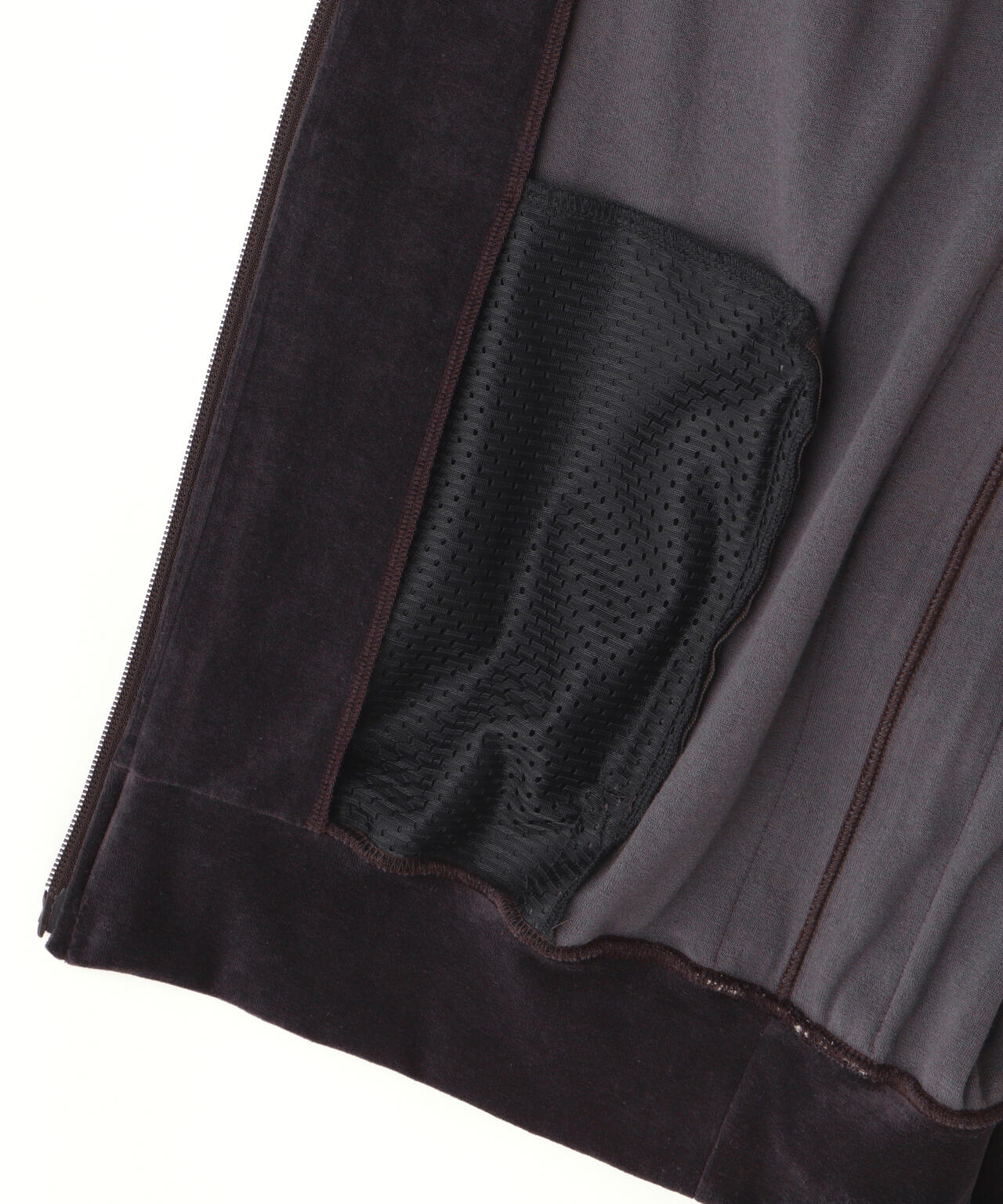 Needles/ニードルズ  Rib Collar Track Jacket - C/PE Velour