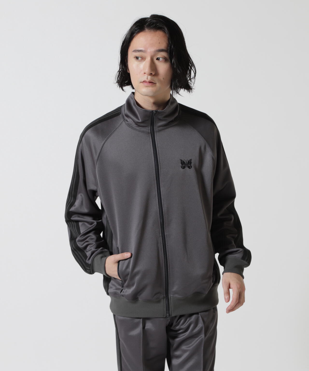 Needles/ニードルズ　別注Track Jacket - Poly Smooth