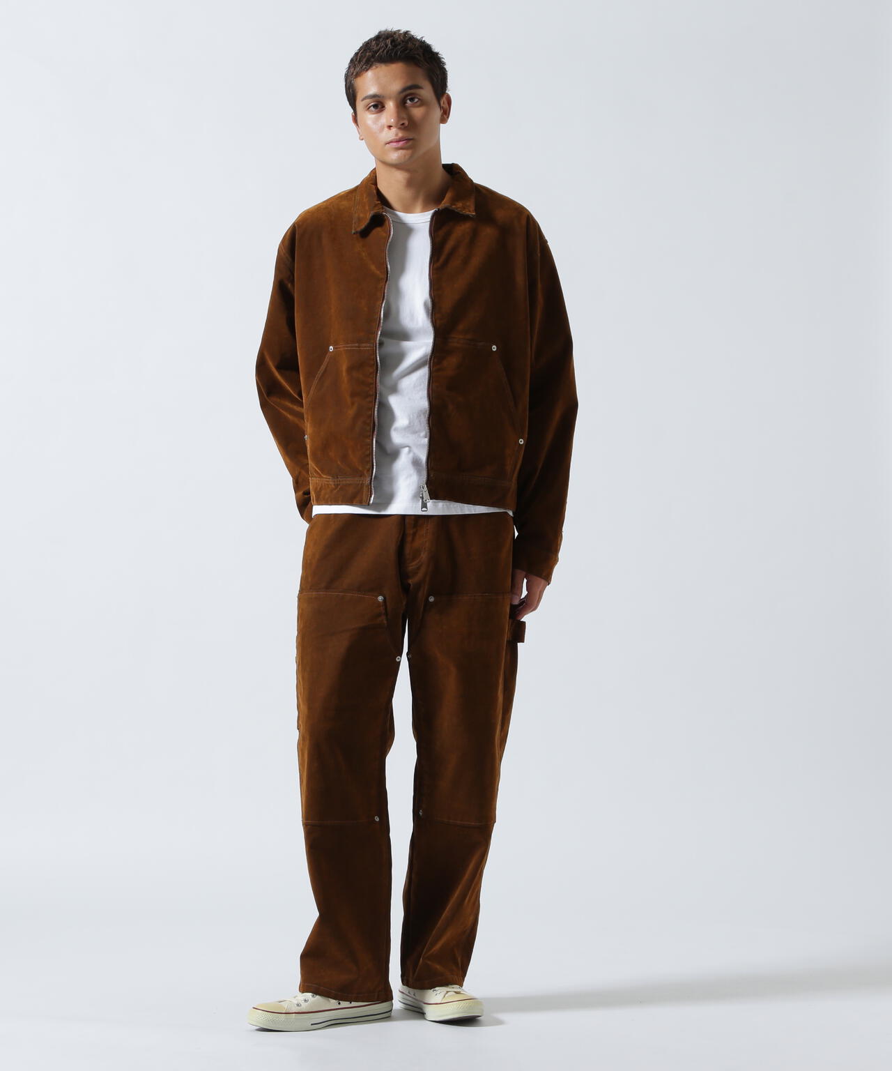 B omnivore/ビーオムニボー  FLOCKY DENIM PANT フロッキーデニムパンツ