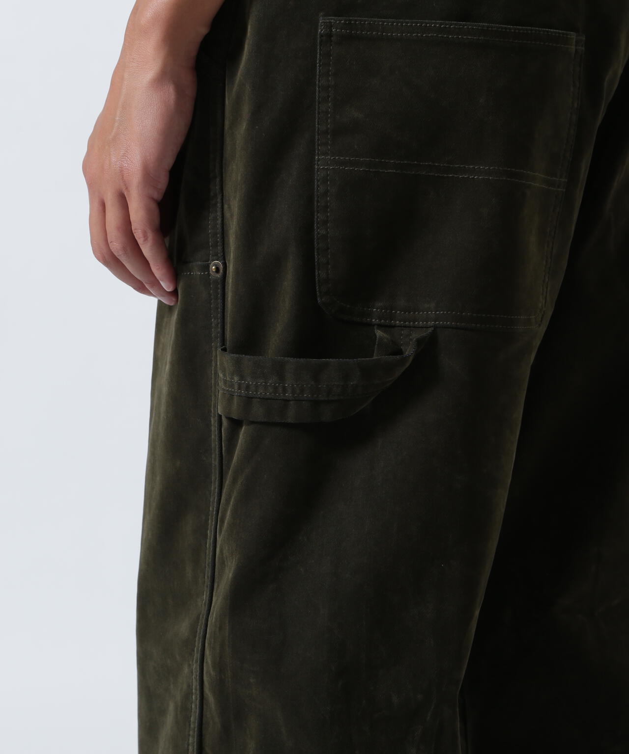 B omnivore/ビーオムニボー  FLOCKY DENIM PANT フロッキーデニムパンツ
