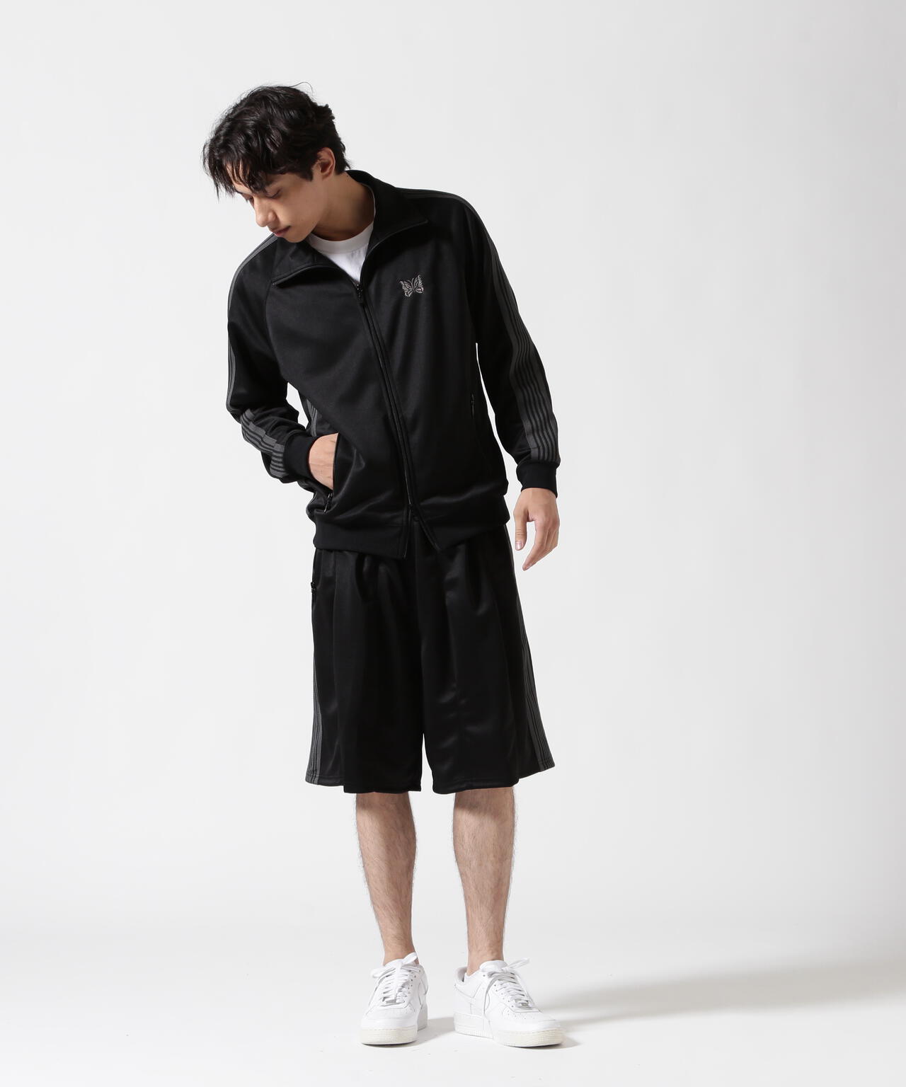 Needles/ニードルズ  別注H.D TRACK SHORTS - POLY SMOOTH